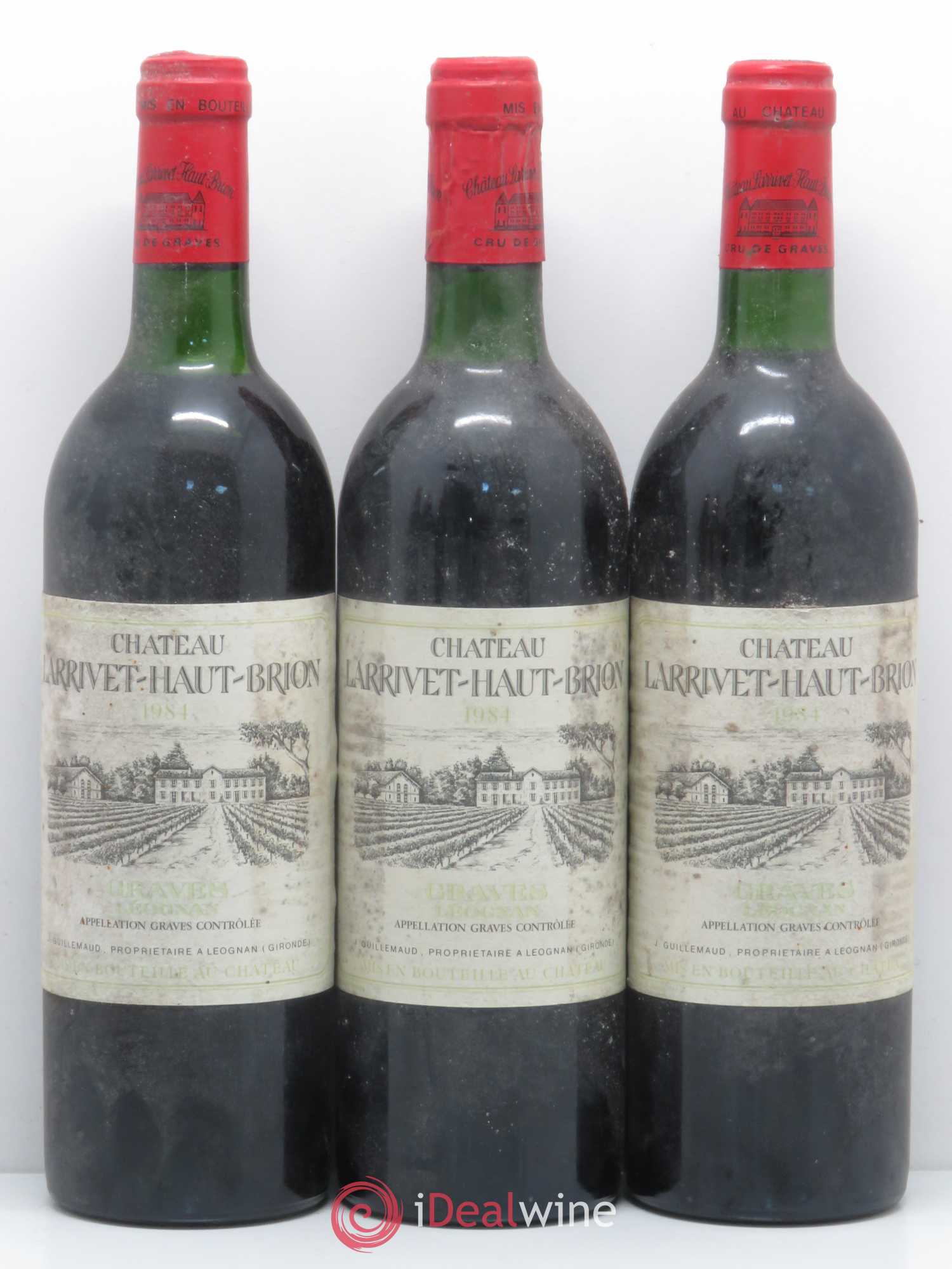 Château Larrivet Haut-Brion 1984 - Lot de 6 bouteilles - 1