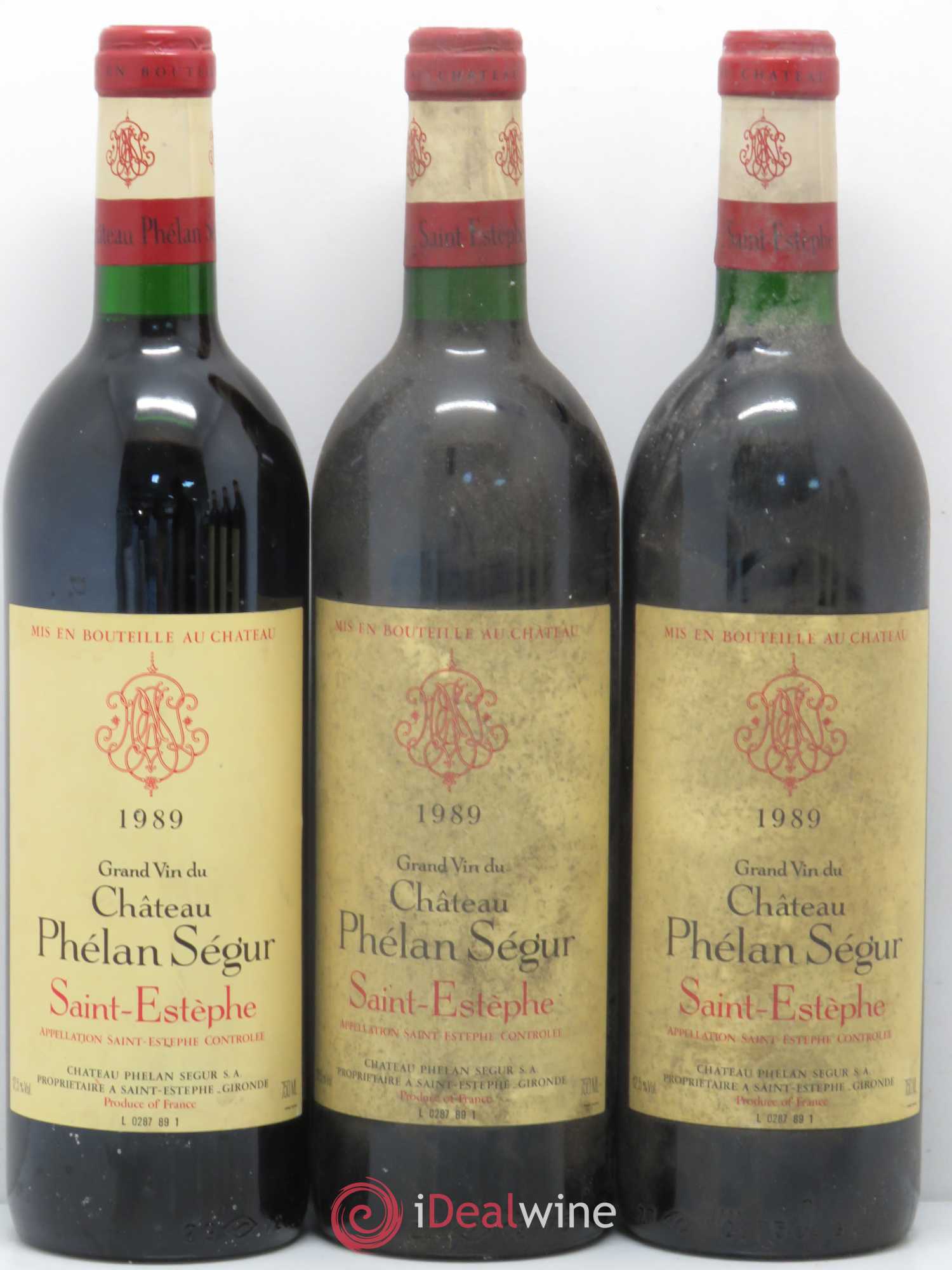 Château Phélan Ségur 1989 - Lot de 12 bouteilles - 3