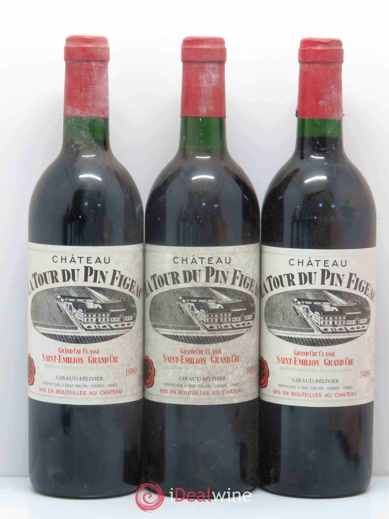 Château la Tour du Pin Figeac 1989 - Lot de 5 bouteilles - 1