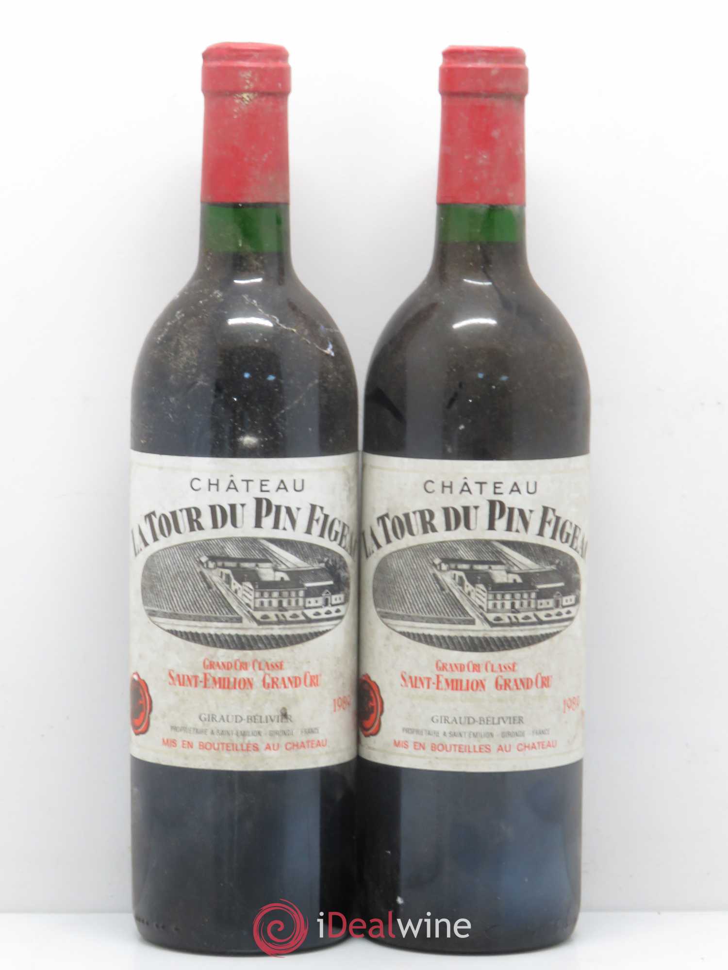 Château la Tour du Pin Figeac 1989 - Lot de 5 bouteilles - 2