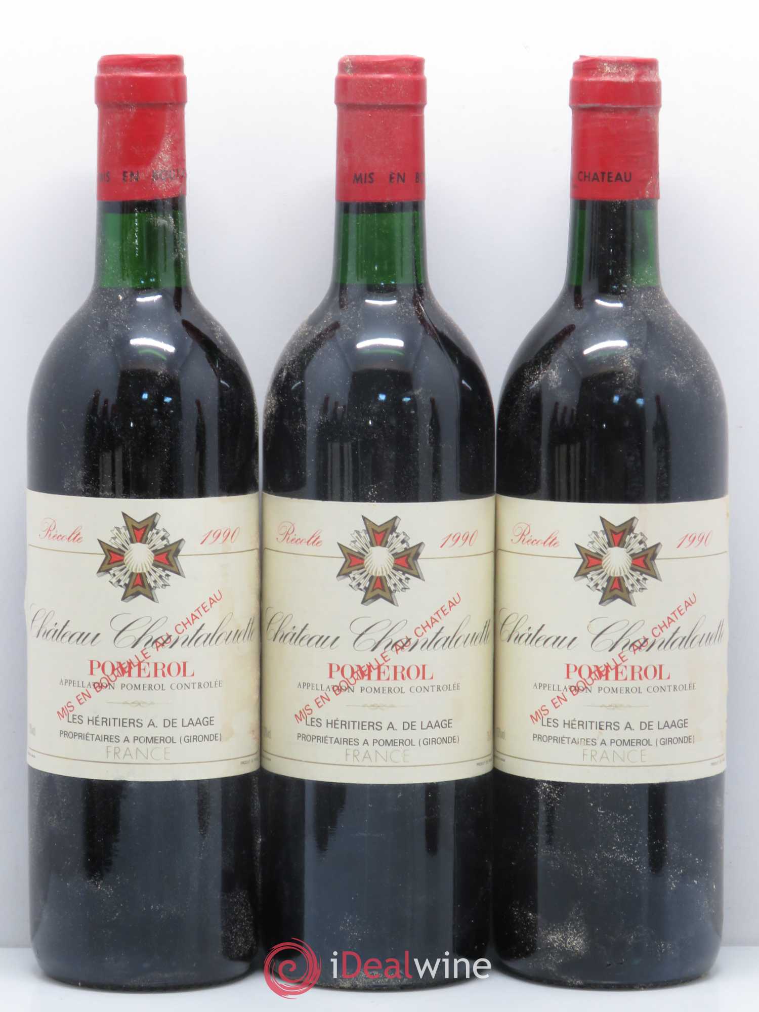 Pomerol Chateau Chante Alouette 1990 - Lot de 12 bouteilles - 2