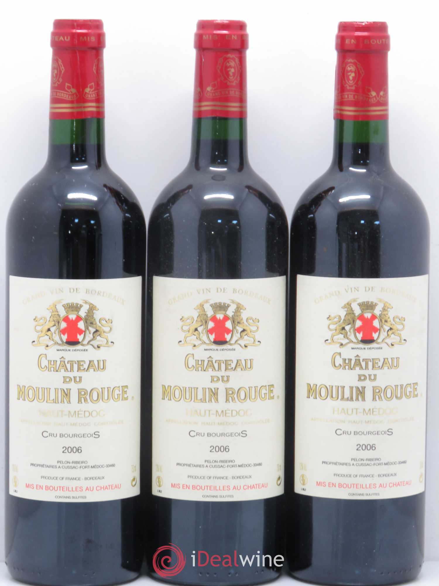 Château du Moulin Rouge Cru Bourgeois 2006 - Lot de 12 bouteilles - 4