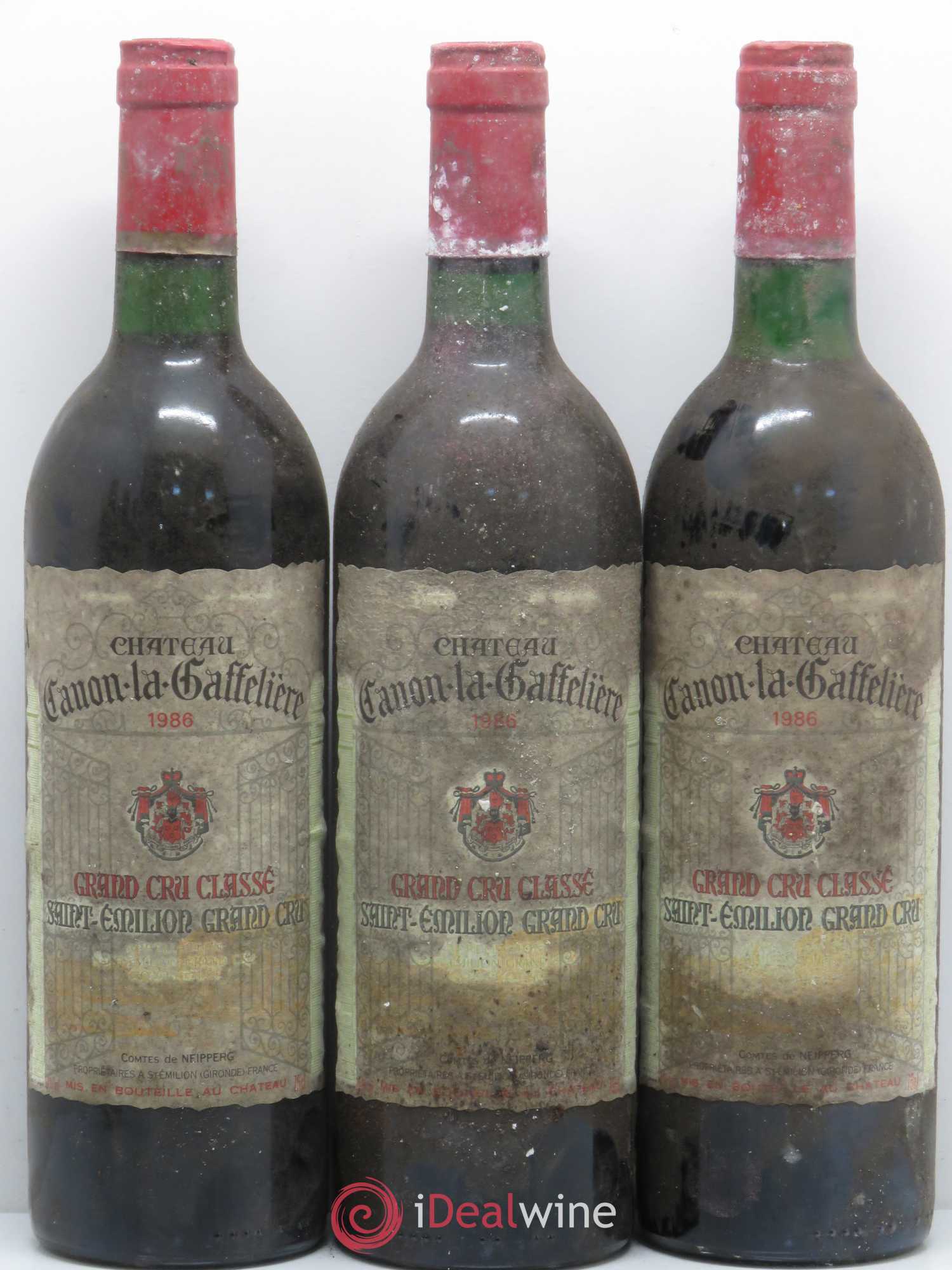 Château Canon la Gaffelière 1er Grand Cru Classé B 1986 - Lot de 12 bouteilles - 3