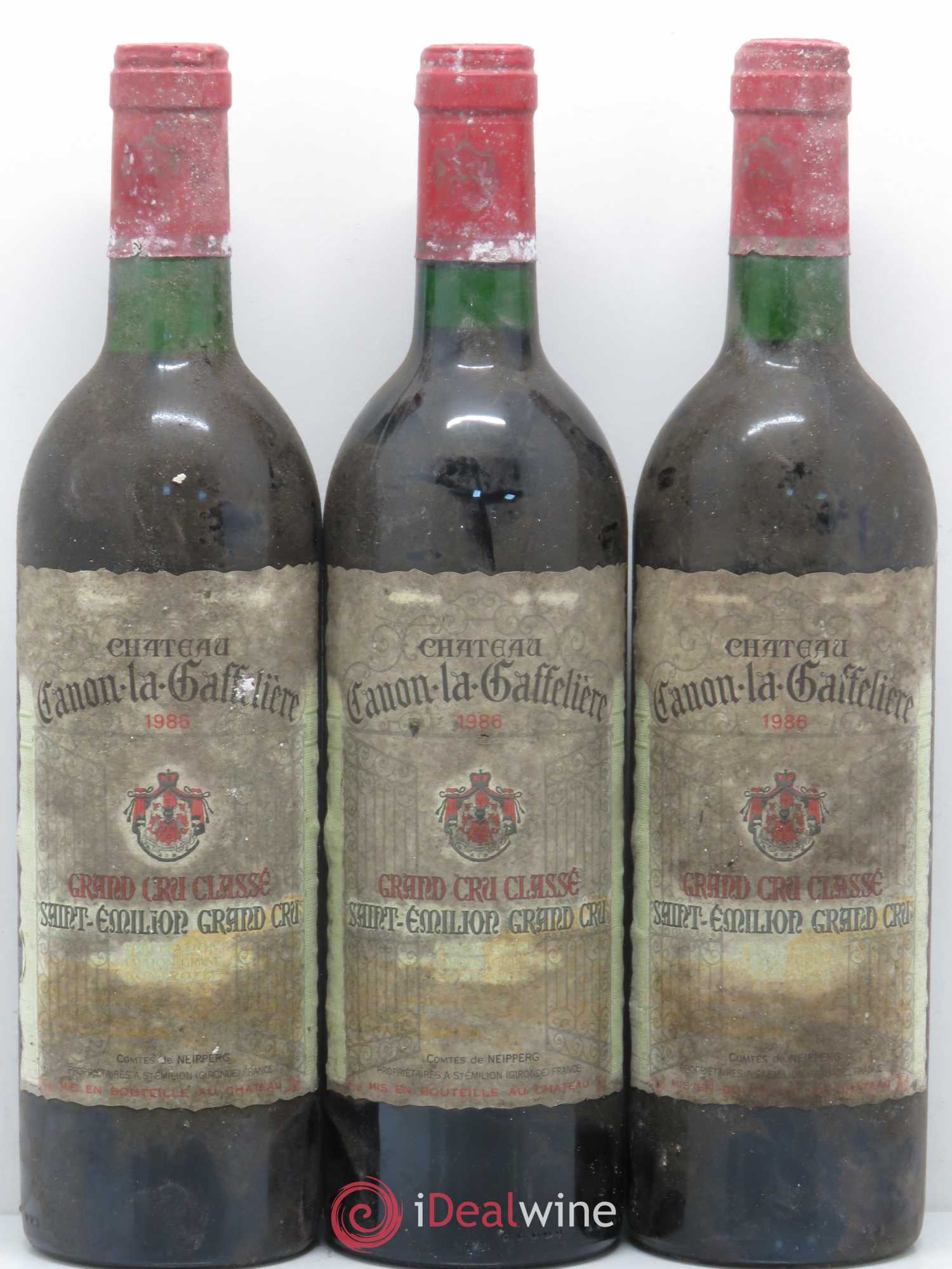 Château Canon la Gaffelière 1er Grand Cru Classé B 1986 - Lot de 12 bouteilles - 4