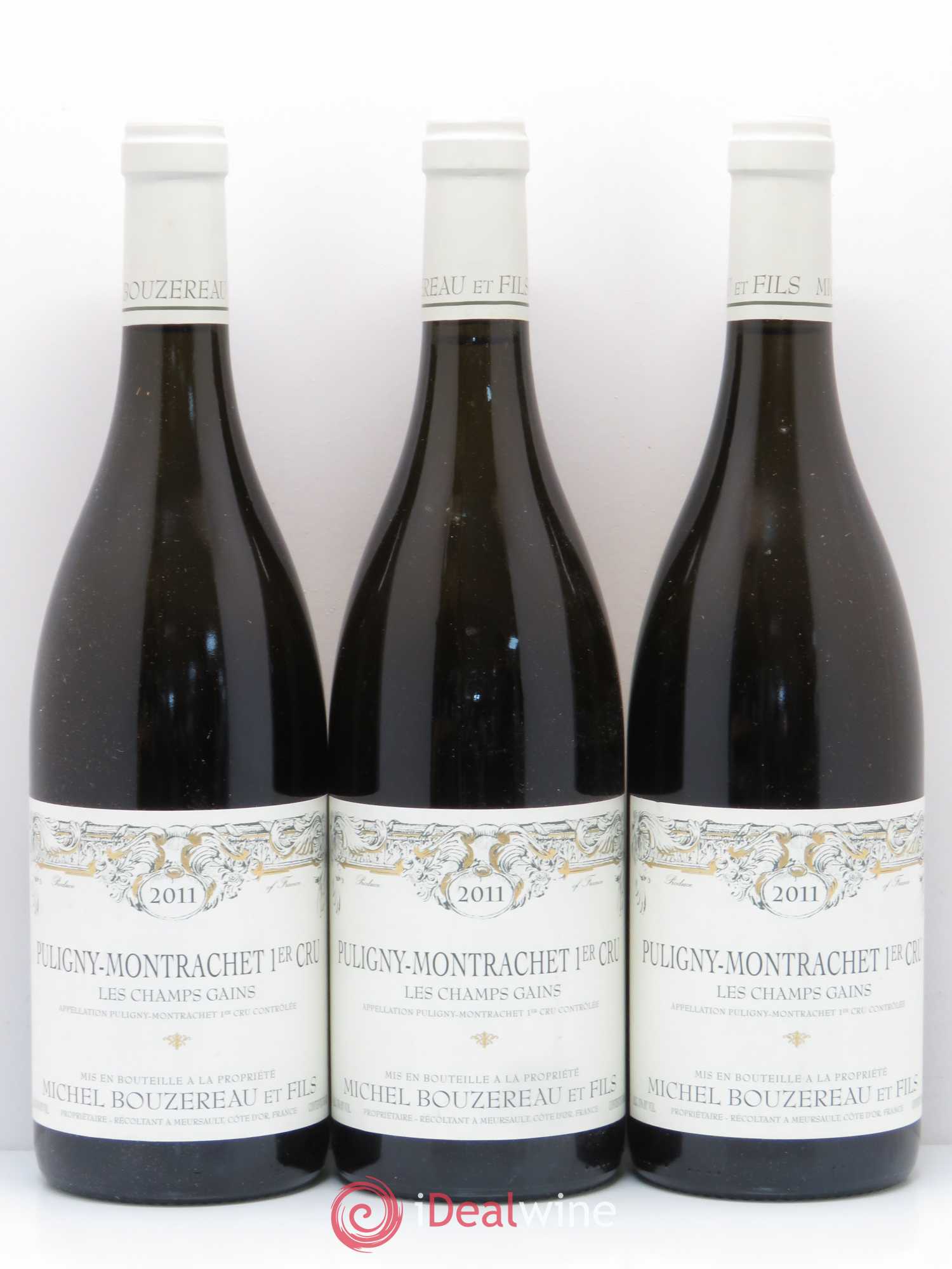 Puligny-Montrachet 1er Cru Les Champs Gains Michel Bouzereau et Fils (Domaine) 2011 - Lot de 6 bouteilles - 2