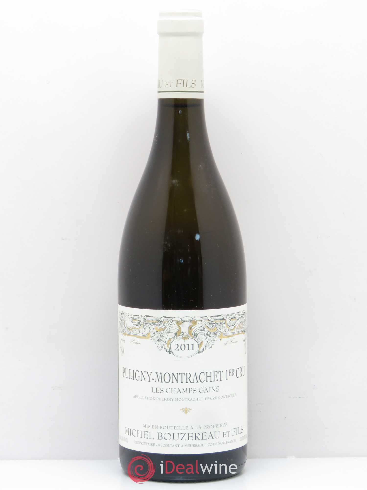Puligny-Montrachet 1er Cru Les Champs Gains Michel Bouzereau et Fils (Domaine) 2011 - Lot de 1 bouteille - 0