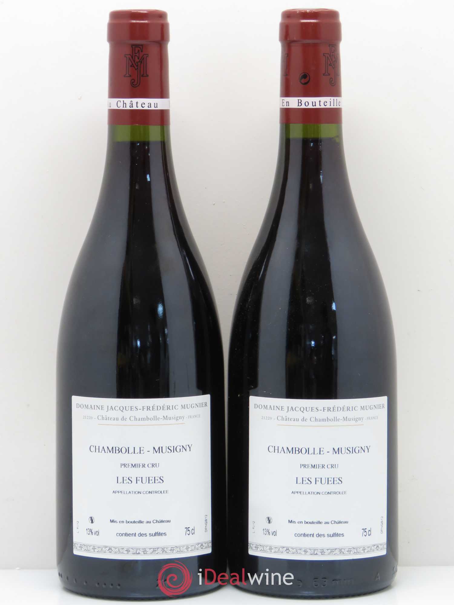 Chambolle-Musigny 1er Cru Les Fuées Jacques-Frédéric Mugnier 2012 - Lot de 2 bouteilles - 1