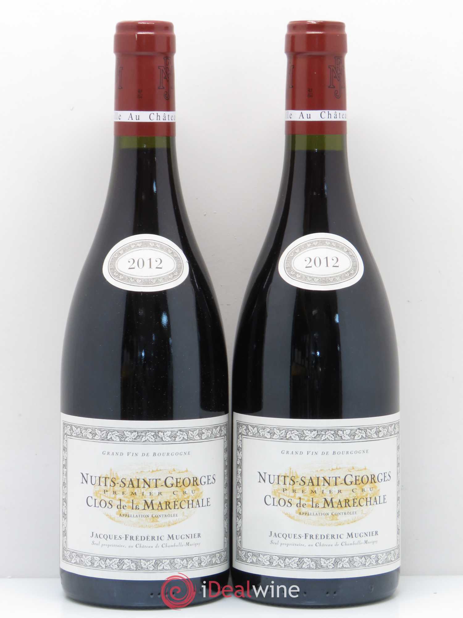 Nuits-Saint-Georges 1er Cru Clos de La Maréchale Jacques-Frédéric Mugnier 2012 - Lot de 2 bouteilles - 0