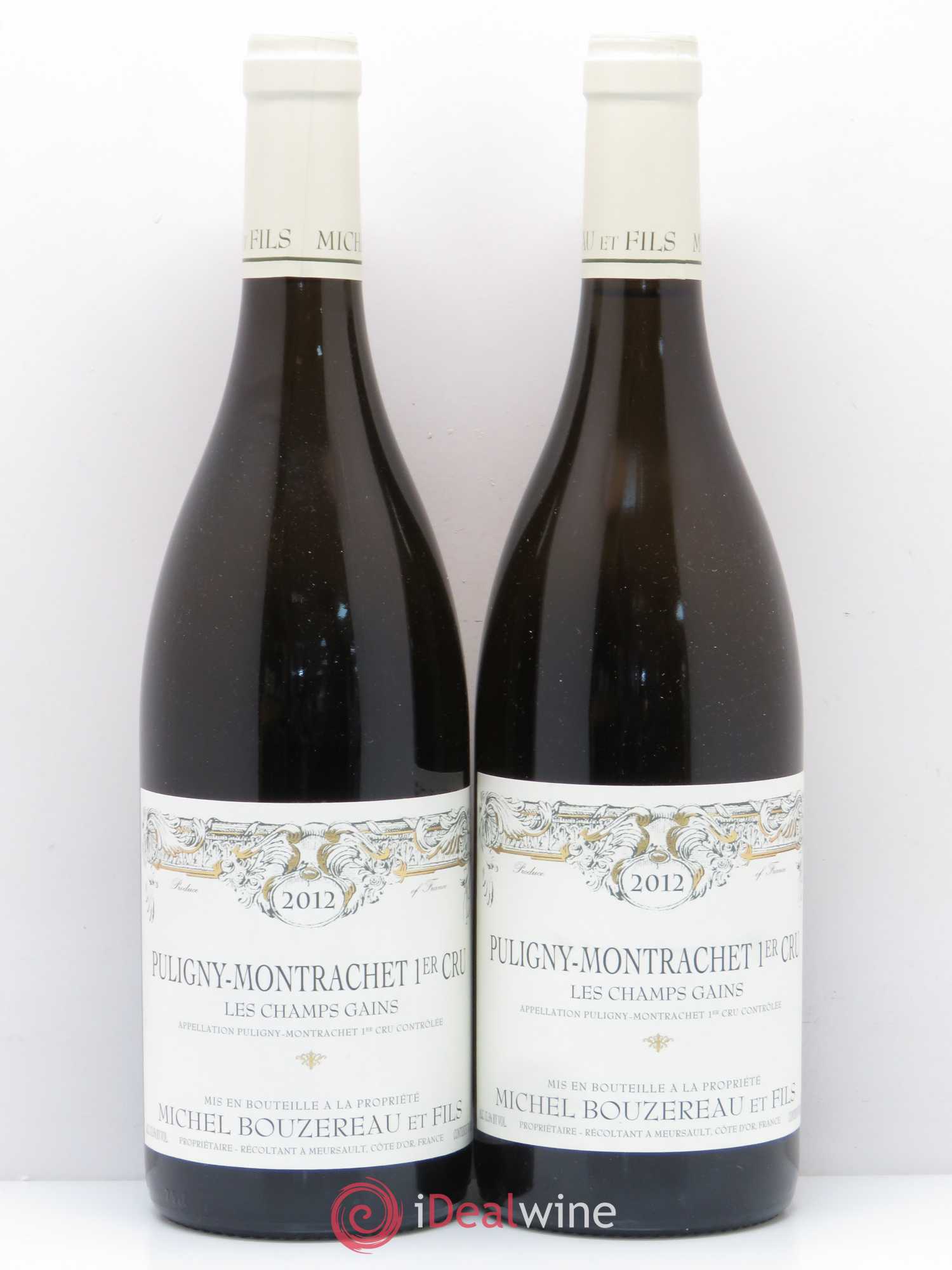 Puligny-Montrachet 1er Cru Les Champs Gains Michel Bouzereau et Fils (Domaine) 2012 - Lot de 2 bouteilles - 0