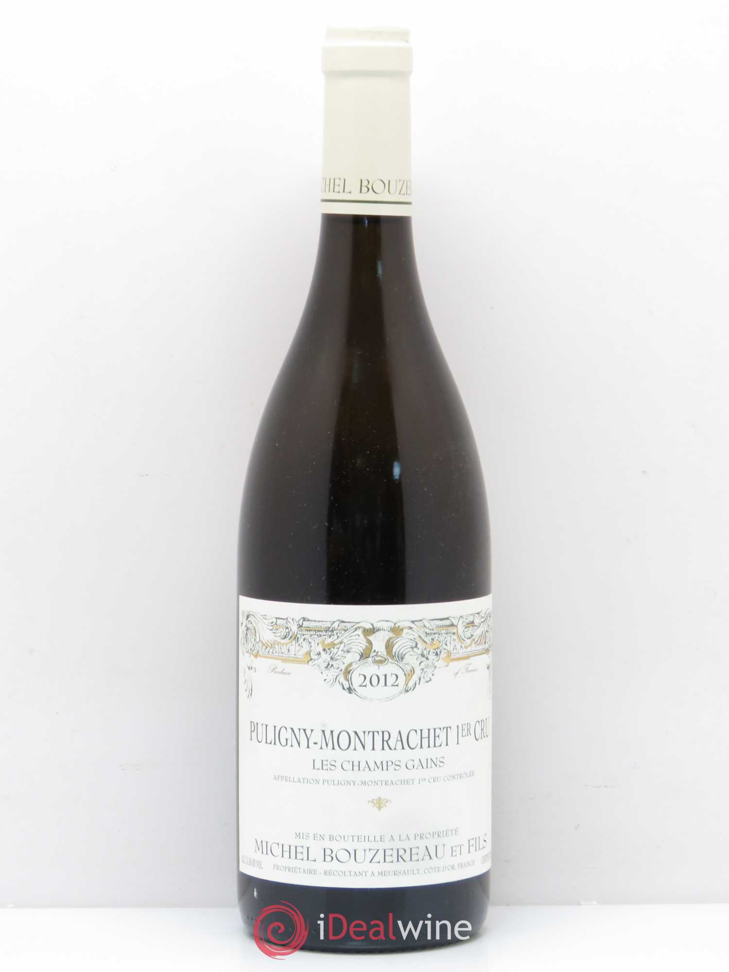 Puligny-Montrachet 1er Cru Les Champs Gains Michel Bouzereau et Fils (Domaine) 2012 - Lot de 1 bouteille - 0