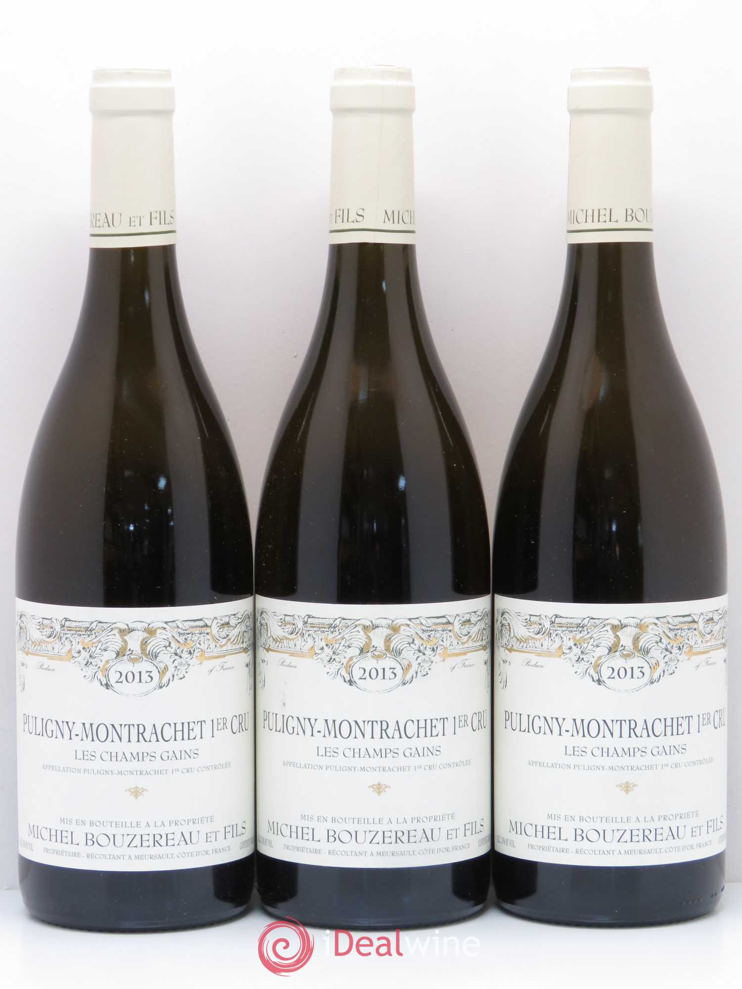 Puligny-Montrachet 1er Cru Les Champs Gains Michel Bouzereau et Fils (Domaine) 2013 - Lot de 6 bouteilles - 2