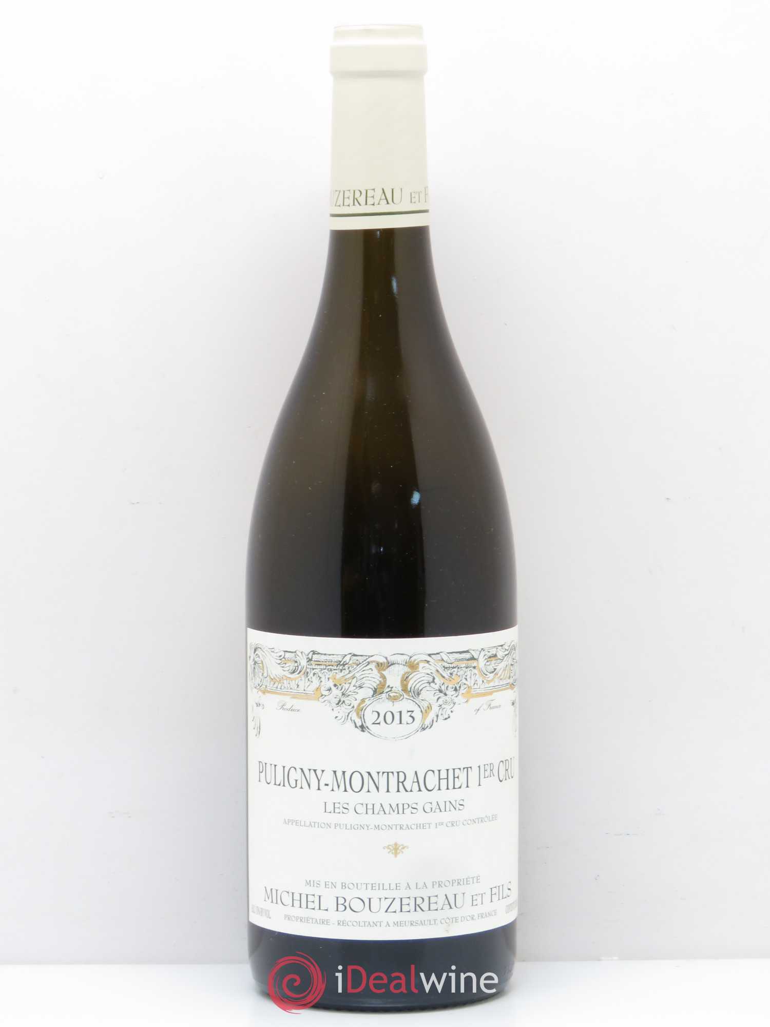 Puligny-Montrachet 1er Cru Les Champs Gains Michel Bouzereau et Fils (Domaine) 2013 - Lot de 1 bouteille - 0