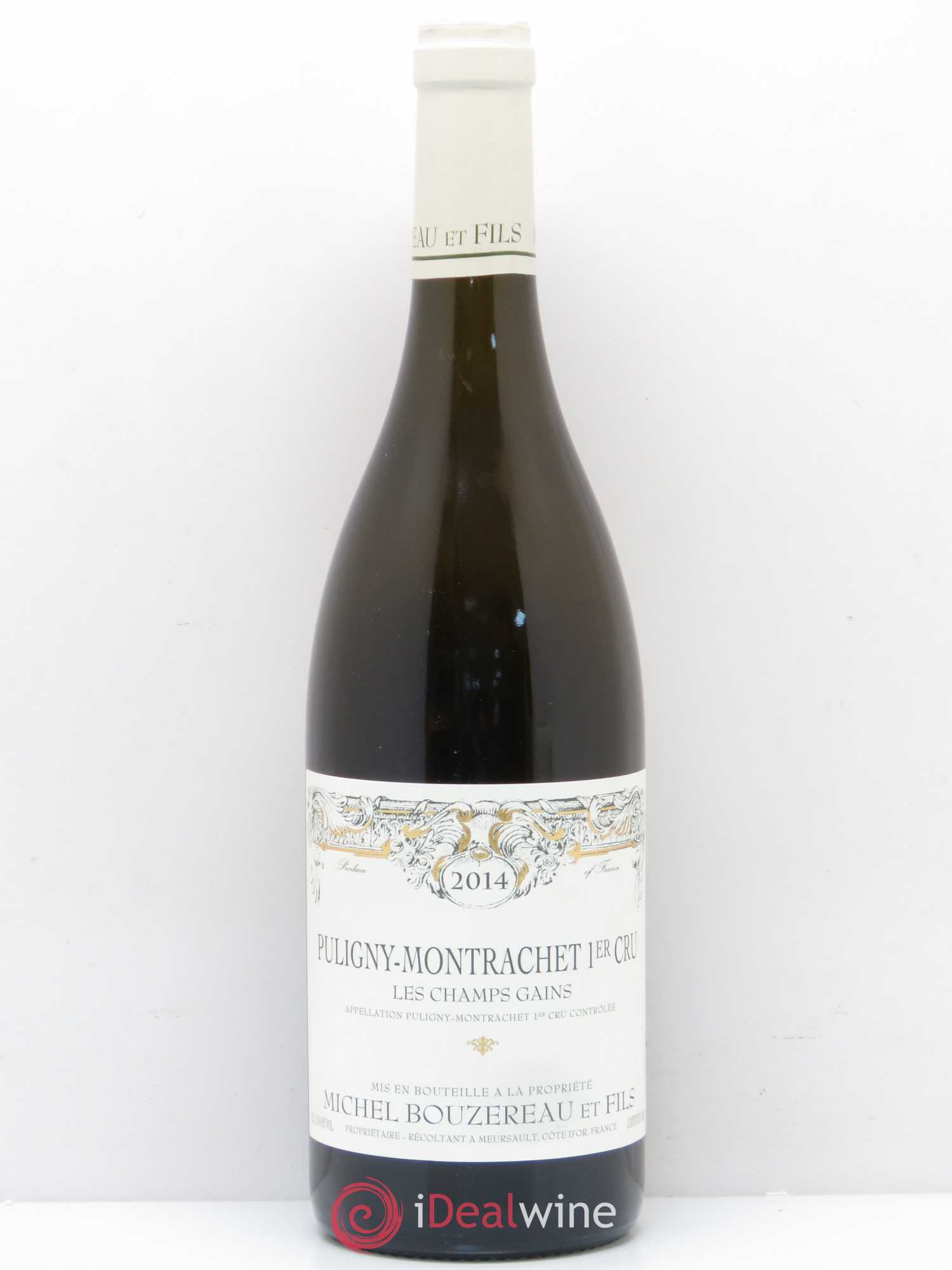 Puligny-Montrachet 1er Cru Les Champs Gains Michel Bouzereau et Fils (Domaine) 2014 - Lot de 1 bouteille - 0