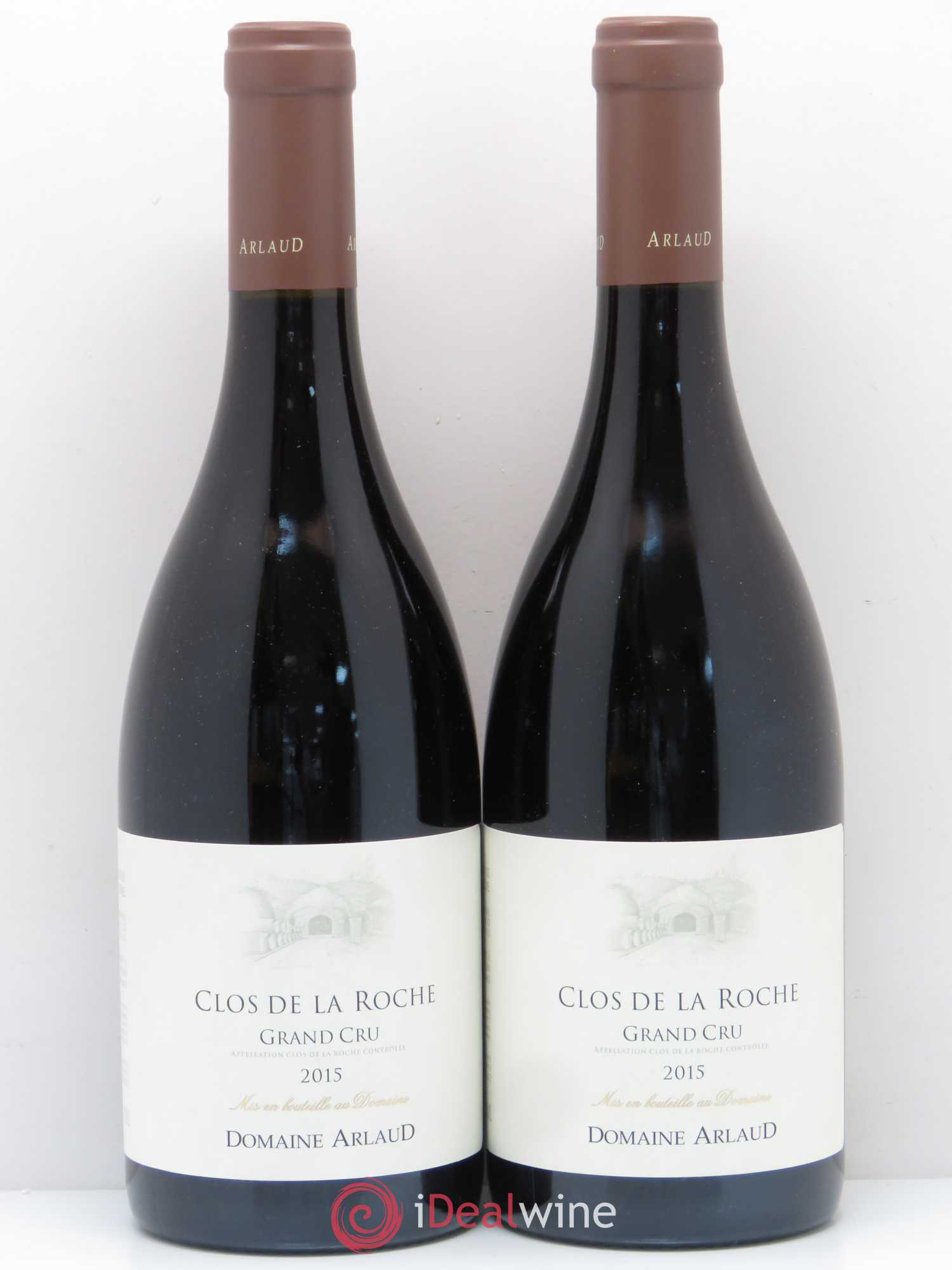 Clos de la Roche Grand Cru Arlaud 2015 - Lot de 2 bouteilles - 0