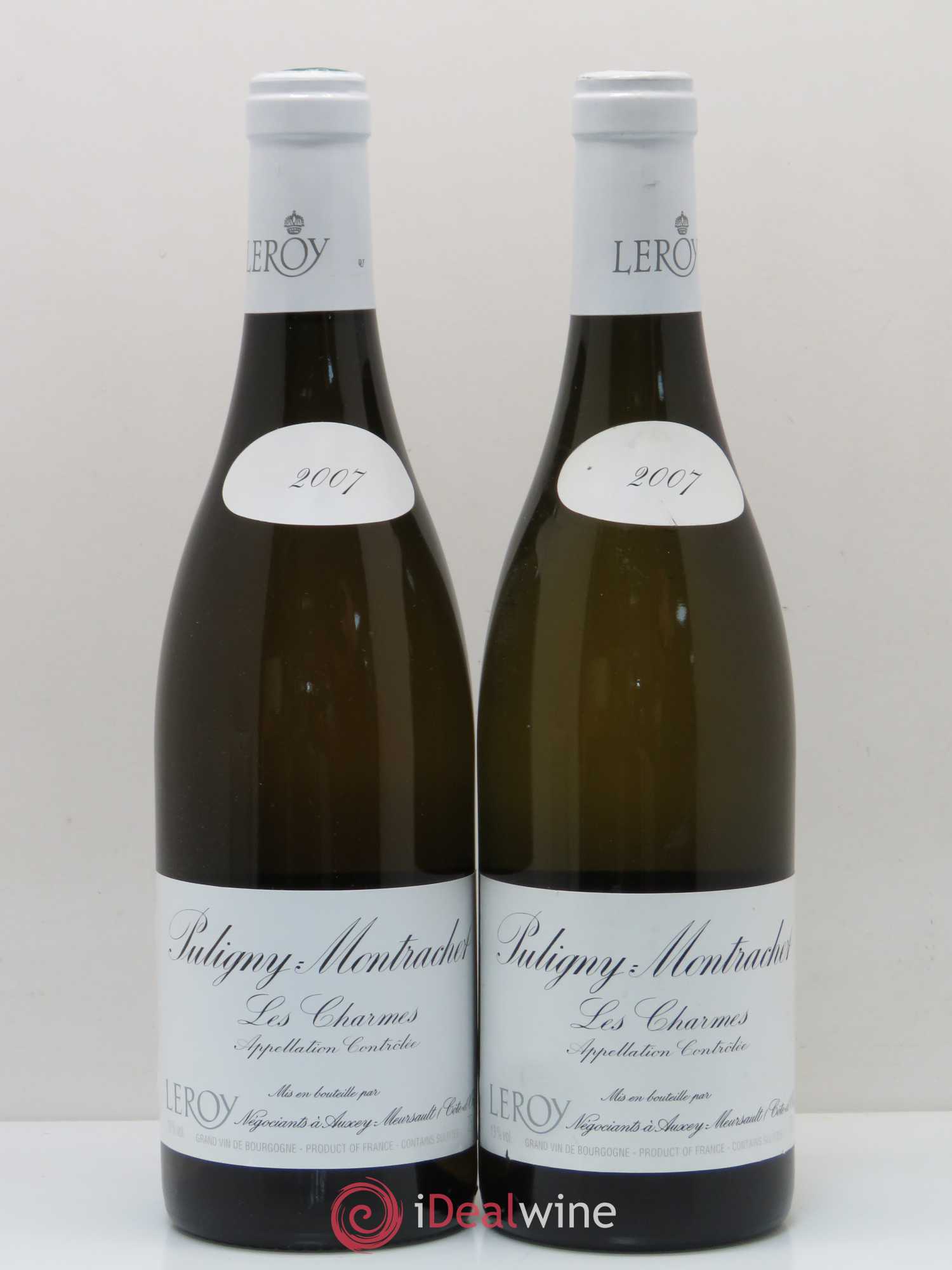 Puligny-Montrachet Les Charmes Leroy SA 2007 - Posten von 2 Flaschen - 0
