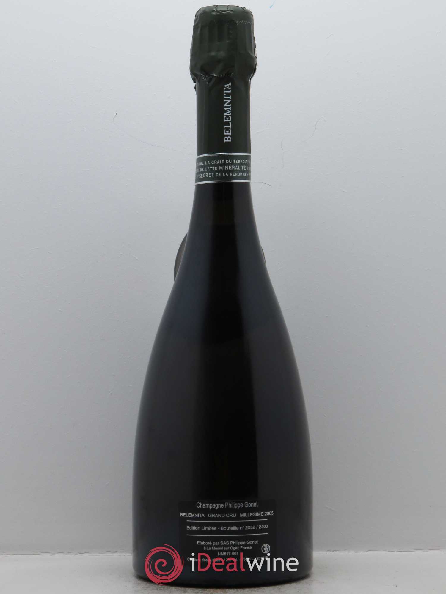 Belemnita Blanc de Blancs Grand Cru Brut Philippe Gonet 2005 - Lot de 1 bouteille - 1