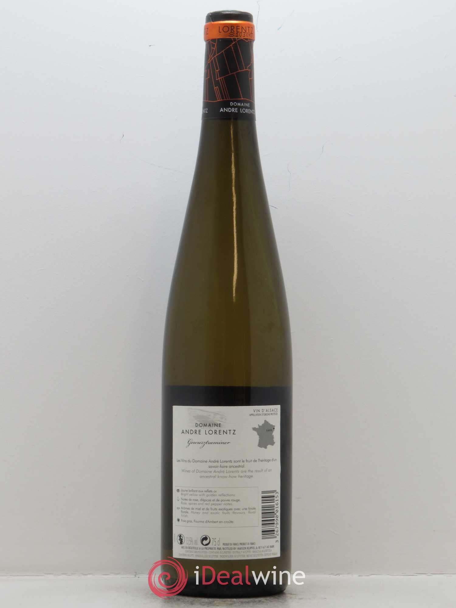 Gewurztraminer André Lorentz 2016 - Lot de 1 bouteille - 1
