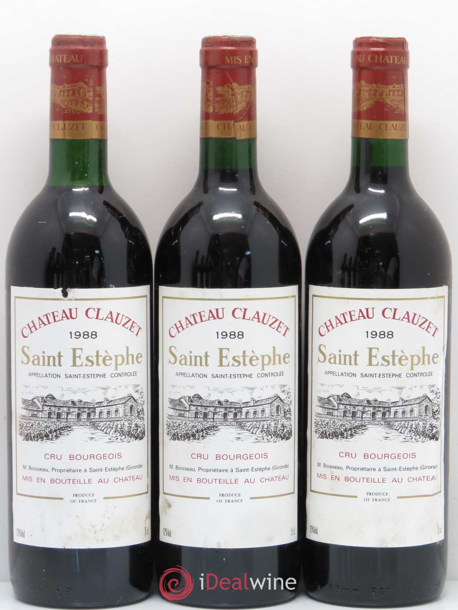 Château Clauzet 1988 - Lot de 6 bouteilles - 1