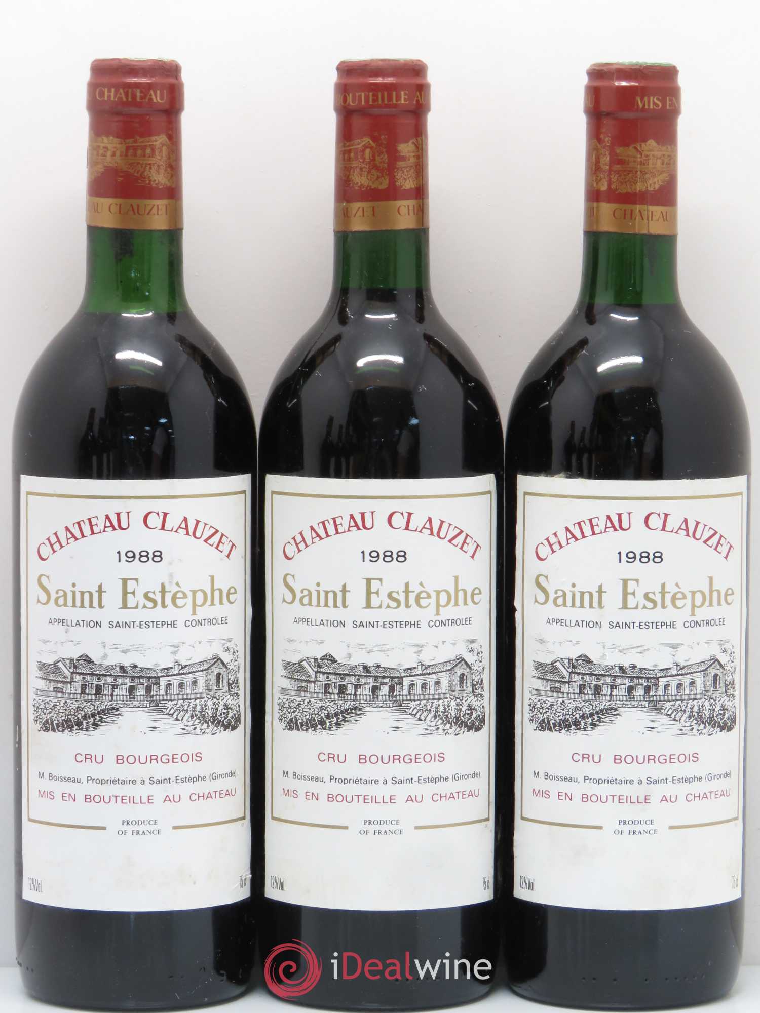 Château Clauzet 1988 - Lot de 6 bouteilles - 2