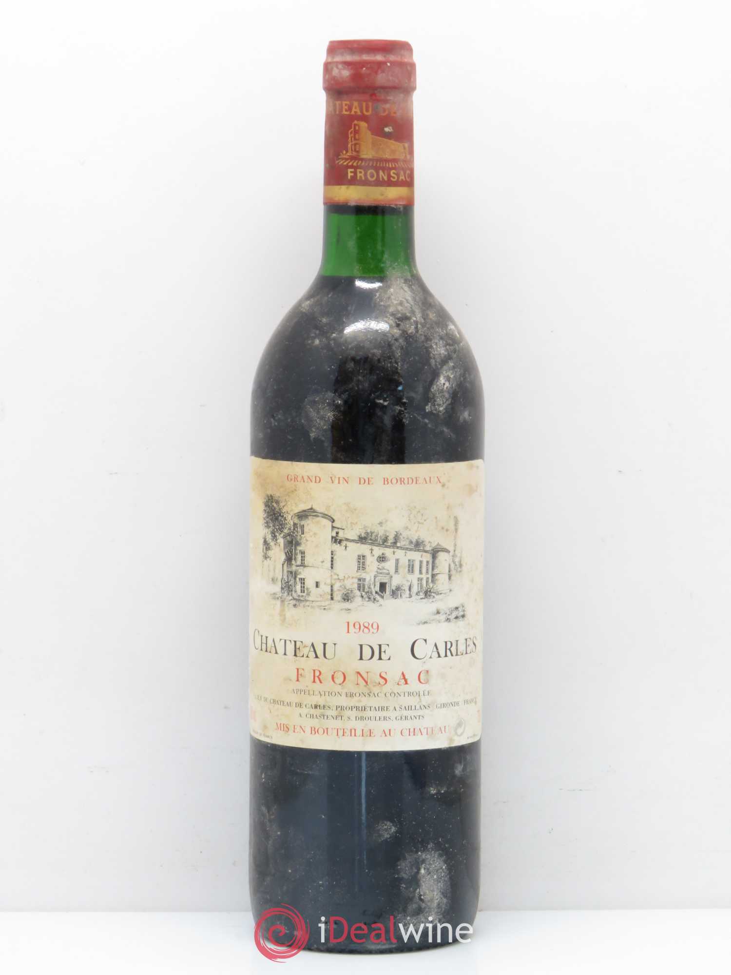 Château de Carles 1989 - Lot de 1 bouteille - 0