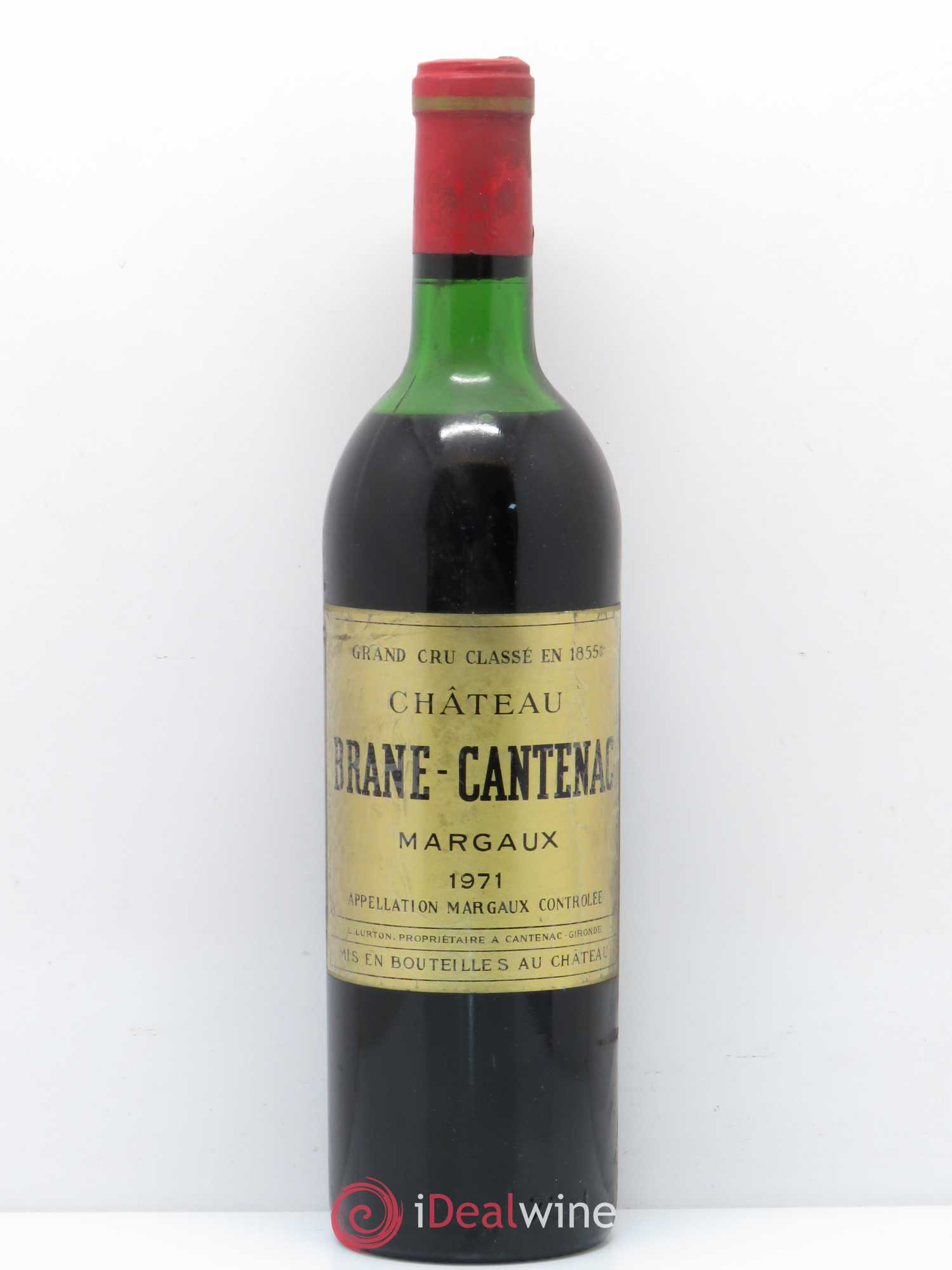 Château Brane Cantenac 2ème Grand Cru Classé 1971 - Lot de 1 bouteille - 0