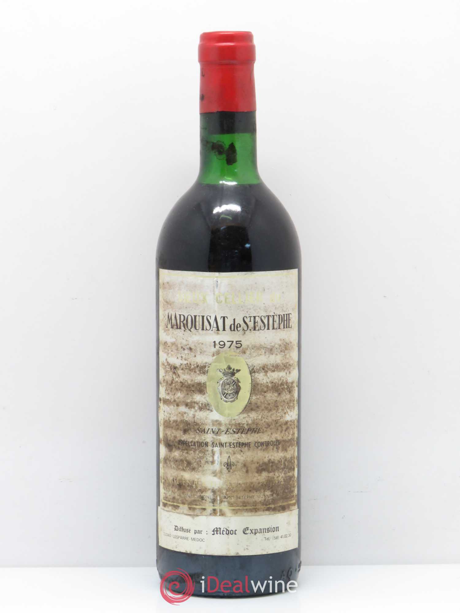 Saint-Estèphe Château Marquisat (sans prix de réserve) 1975 - Posten von 1 Flasche - 0