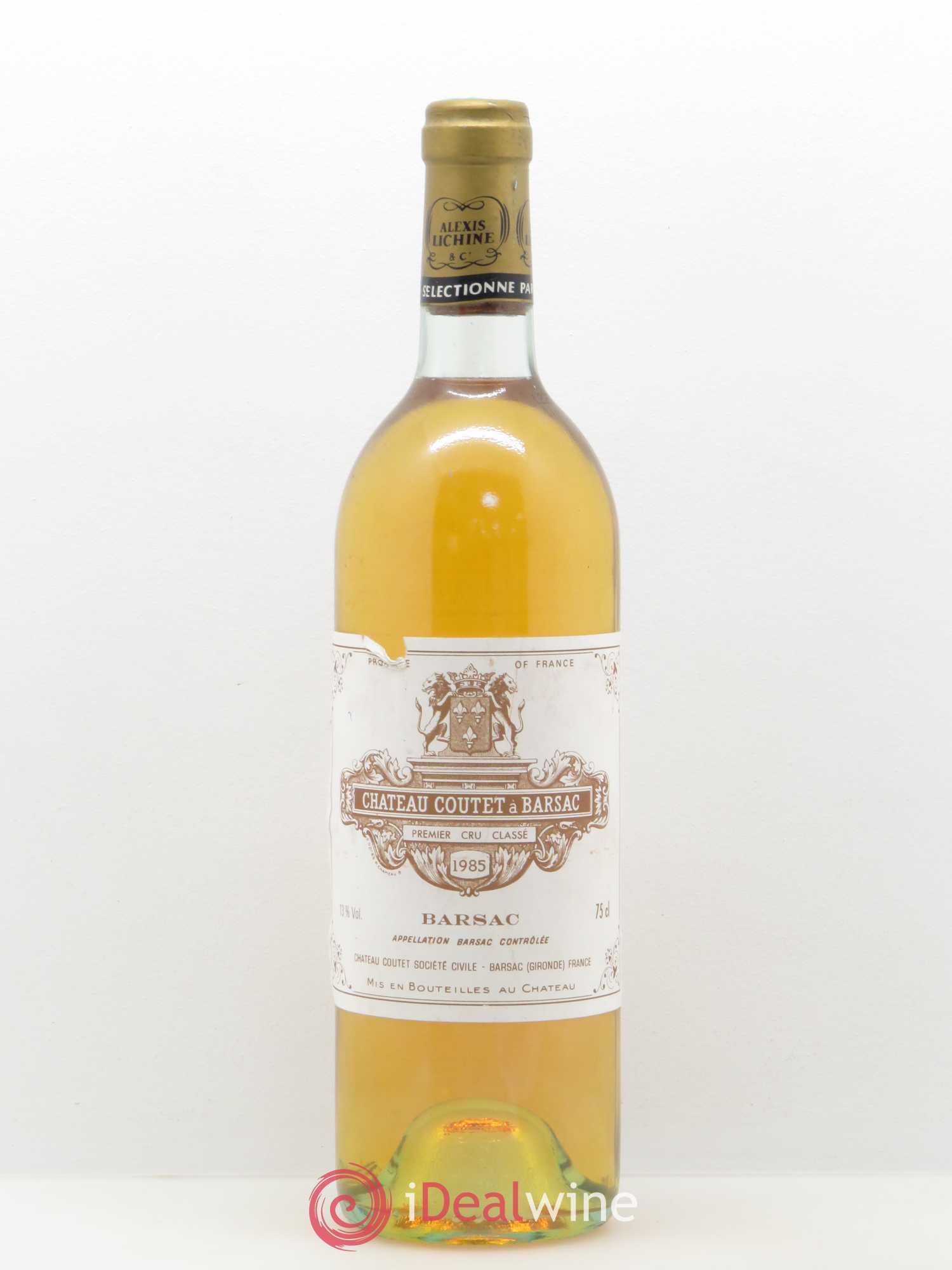 Château Coutet 1er Grand Cru Classé 1985 - Lotto di 1 bottiglia - 0