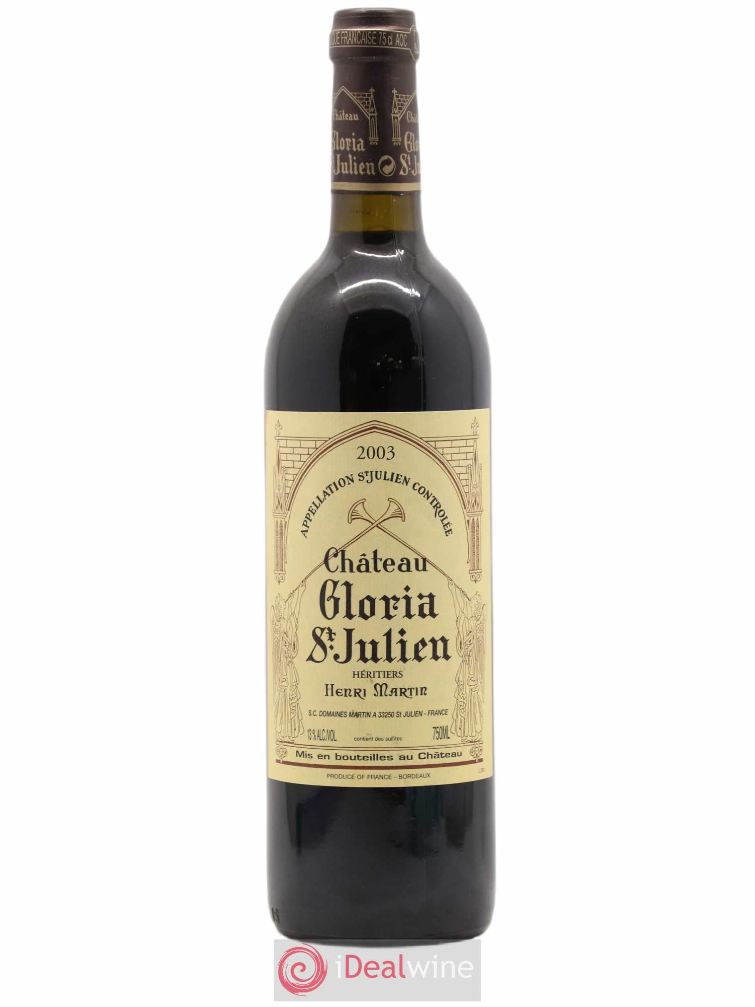 Château Gloria 2003 - Posten von 1 Flasche - 0