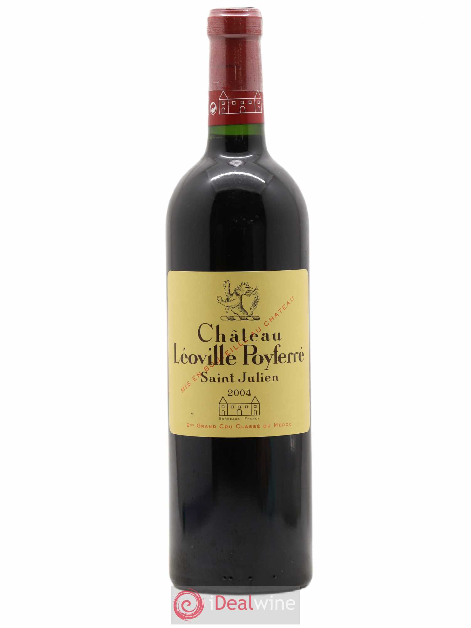 Château Léoville Poyferré 2ème Grand Cru Classé 2004 - Lot de 1 bouteille - 0