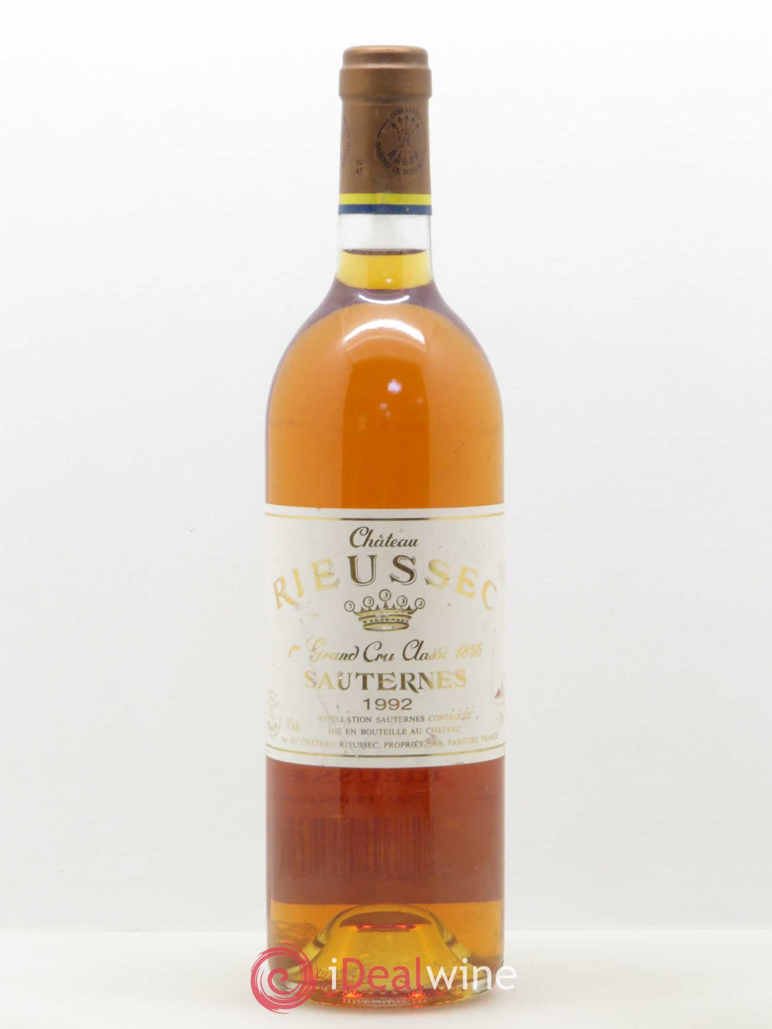 Château Rieussec 1er Grand Cru Classé 1992 - Posten von 1 Flasche - 0