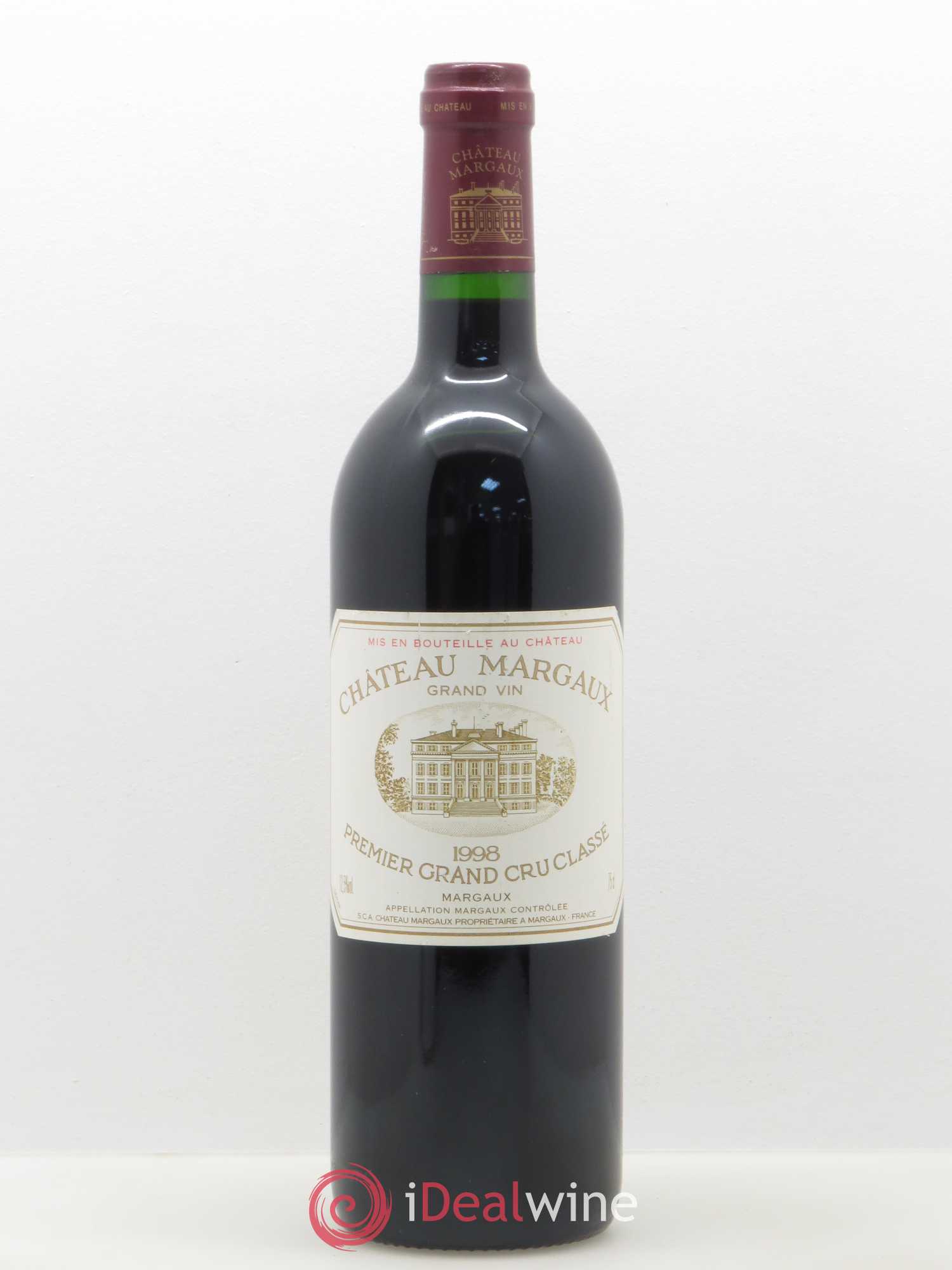 Château Margaux 1er Grand Cru Classé 1998 - Lot de 1 bouteille - 0