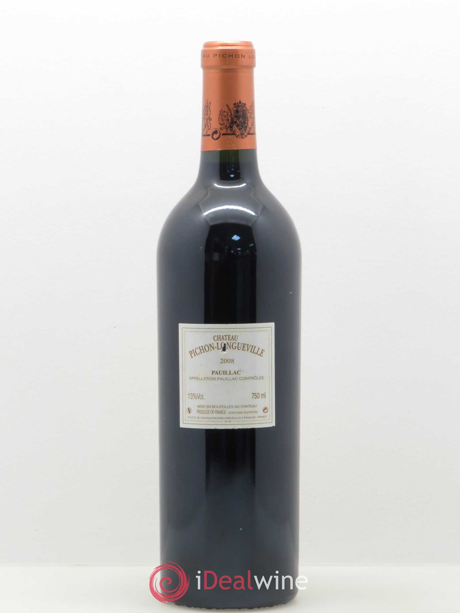Pichon Longueville Baron 2ème Grand Cru Classé 2008 - Lot de 1 bouteille - 1