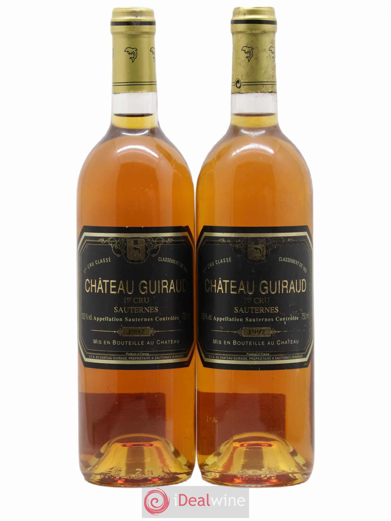 Château Guiraud 1er Grand Cru Classé 1997 - Lotto di 2 bottiglie - 0