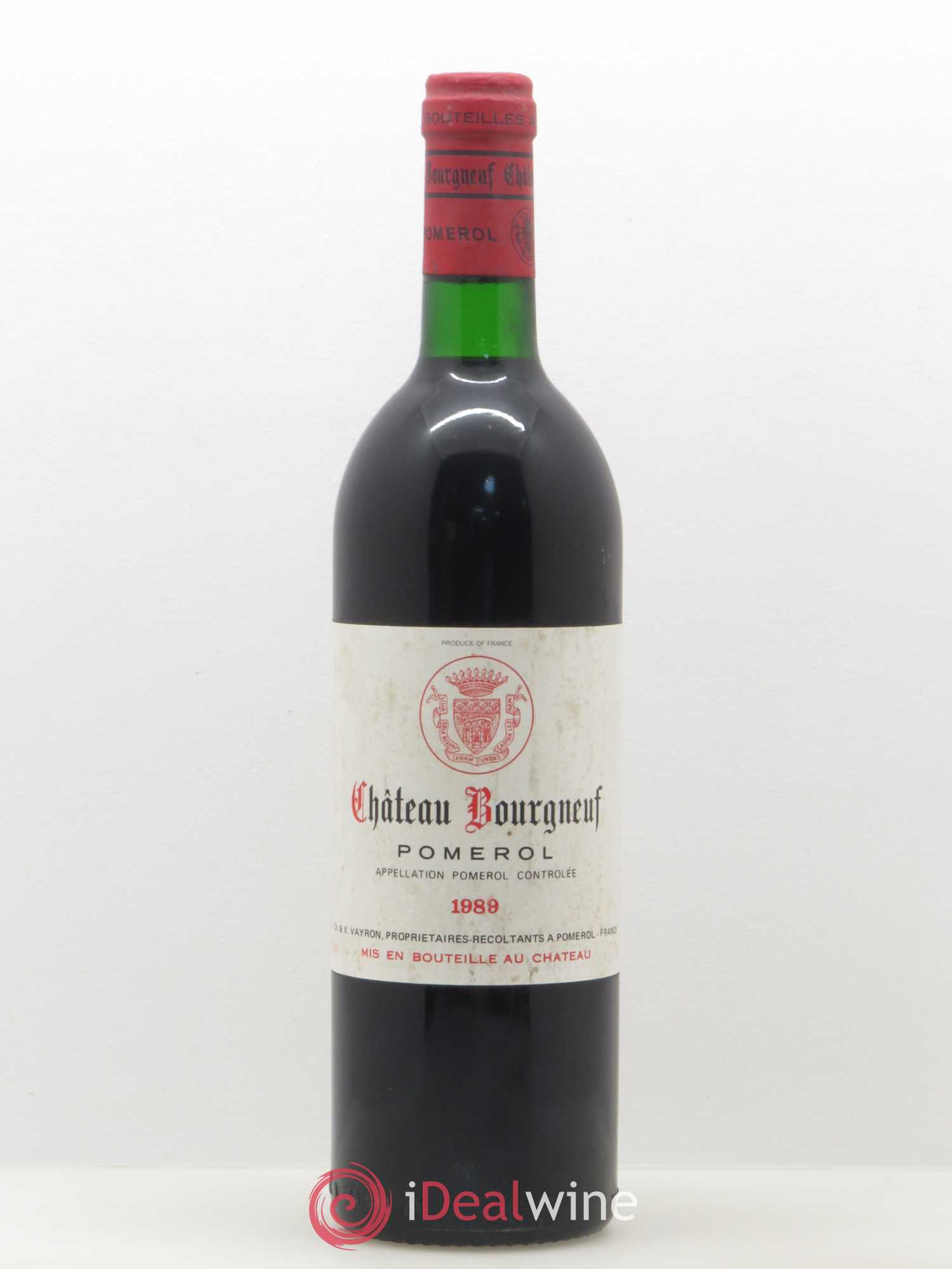 Château Bourgneuf 1989 - Lot de 1 bouteille - 0