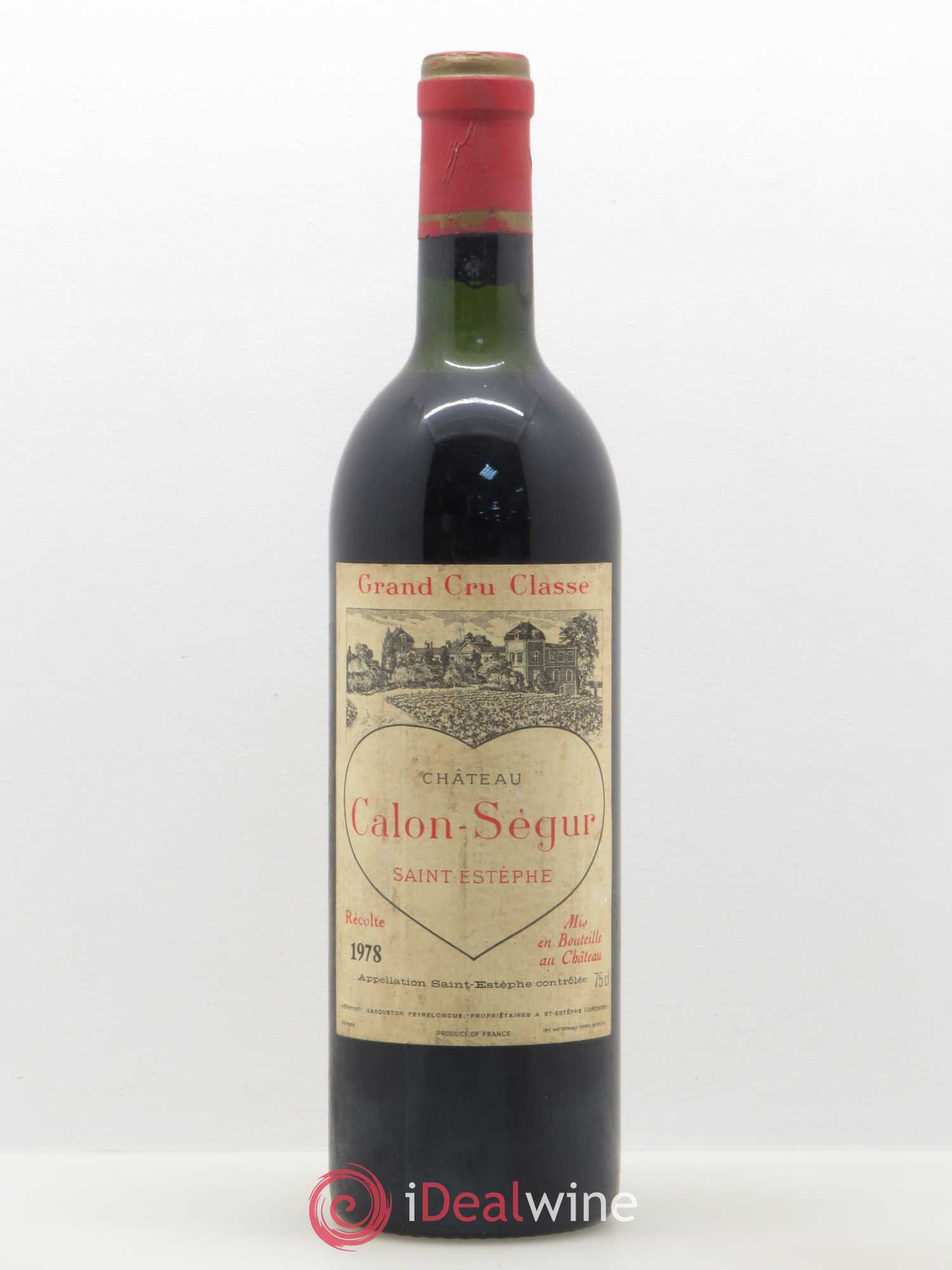 Château Calon Ségur 3ème Grand Cru Classé 1978 - Lot de 1 bouteille - 0
