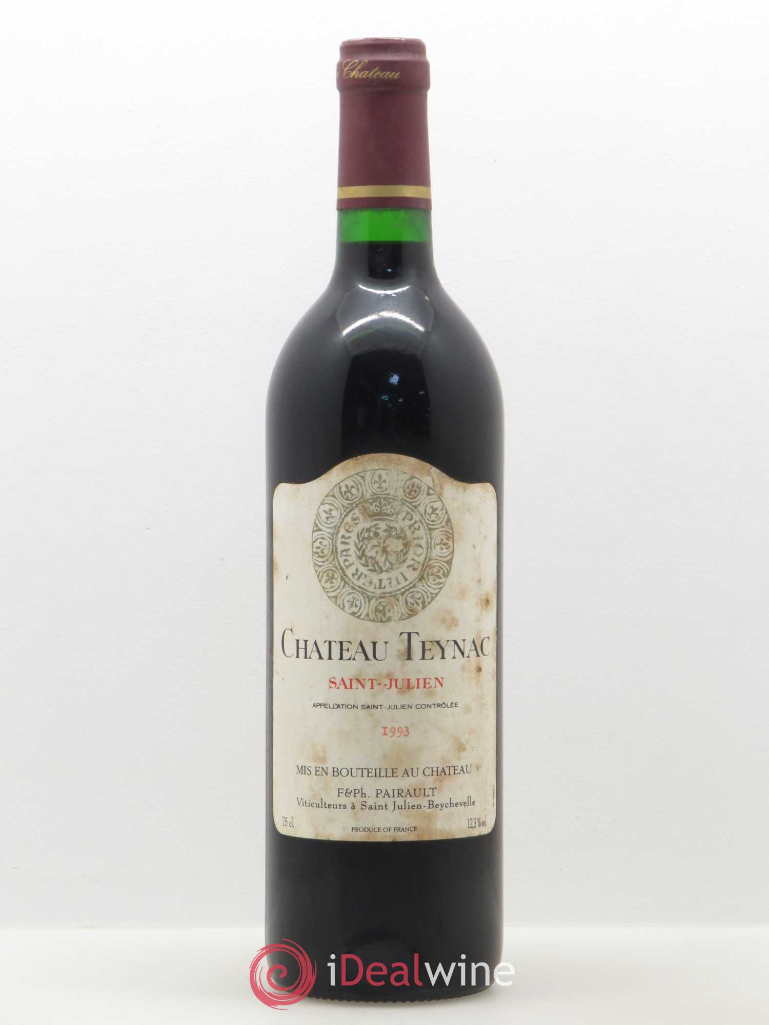 Château Teynac 1993 - Lot de 1 bouteille - 0