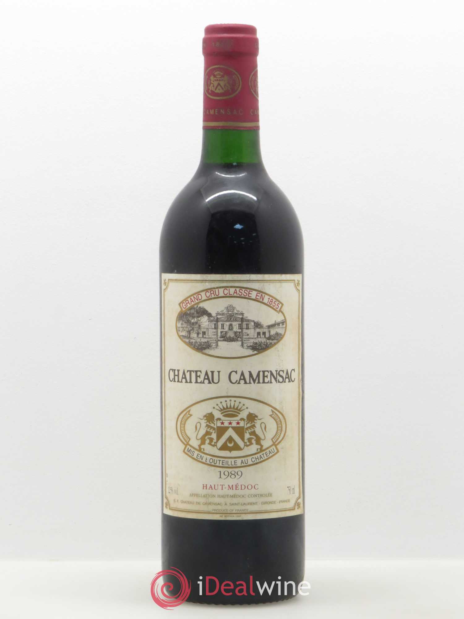 Château Camensac 5ème Grand Cru Classé 1989 - Lot de 1 bouteille - 0