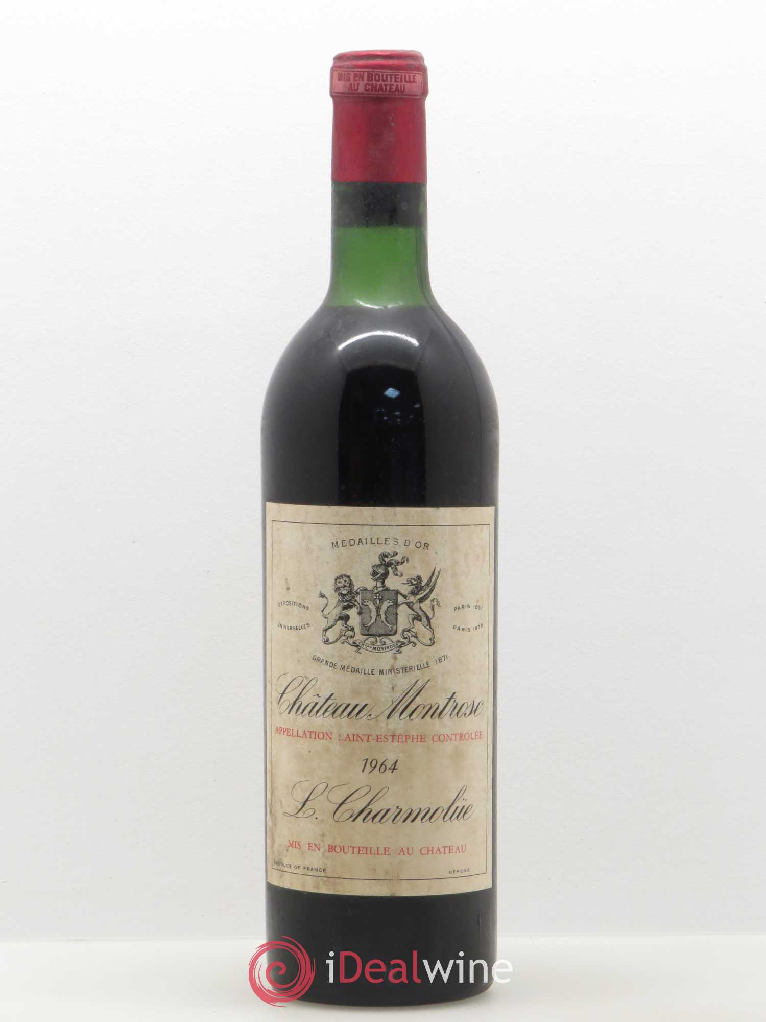 Château Montrose 2ème Grand Cru Classé 1964 - Lot de 1 bouteille - 0