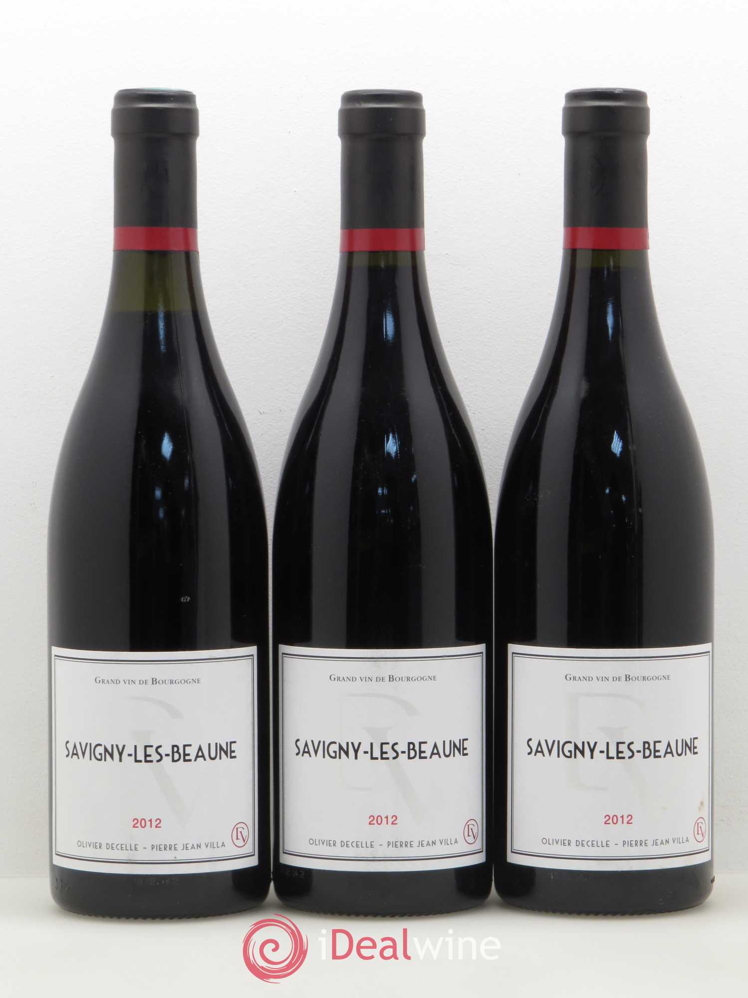 Savigny-lès-Beaune Decelle Villa (sans prix de réserve) 2012 - Posten von 3 Flaschen - 0
