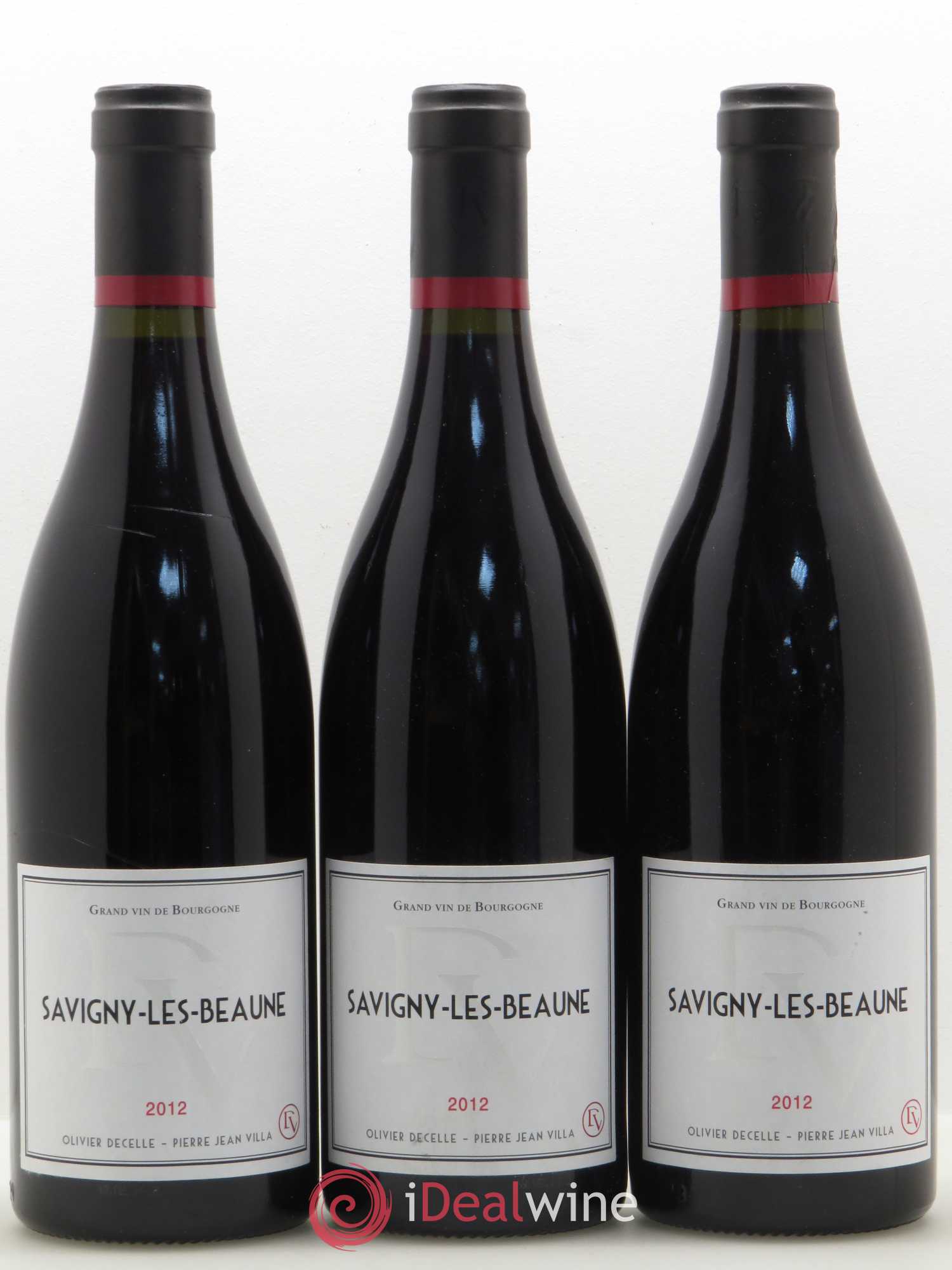 Savigny-lès-Beaune Decelle Villa (sans prix de réserve) 2012 - Posten von 3 Flaschen - 0