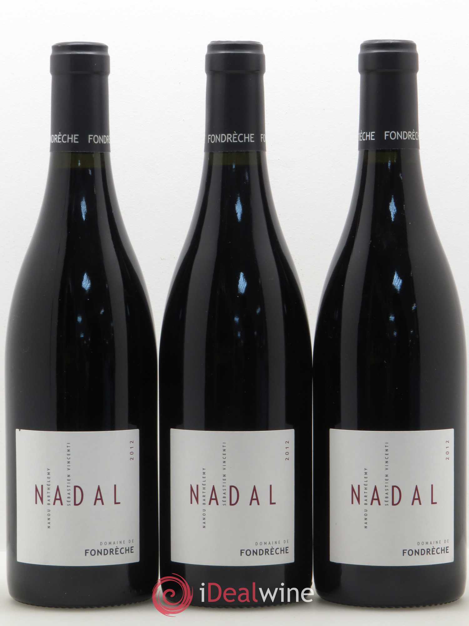 Ventoux Nadal Domaine de Fondrèche (sans prix de réserve) 2012 - Posten von 3 Flaschen - 0