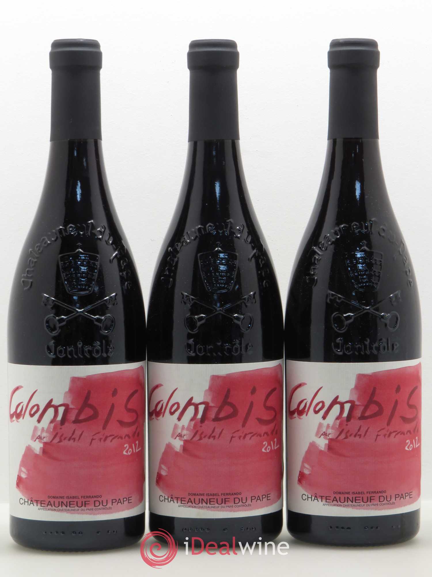 Châteauneuf-du-Pape Colombis Domaine Saint-Préfert 2012 - Lot de 3 bouteilles - 0