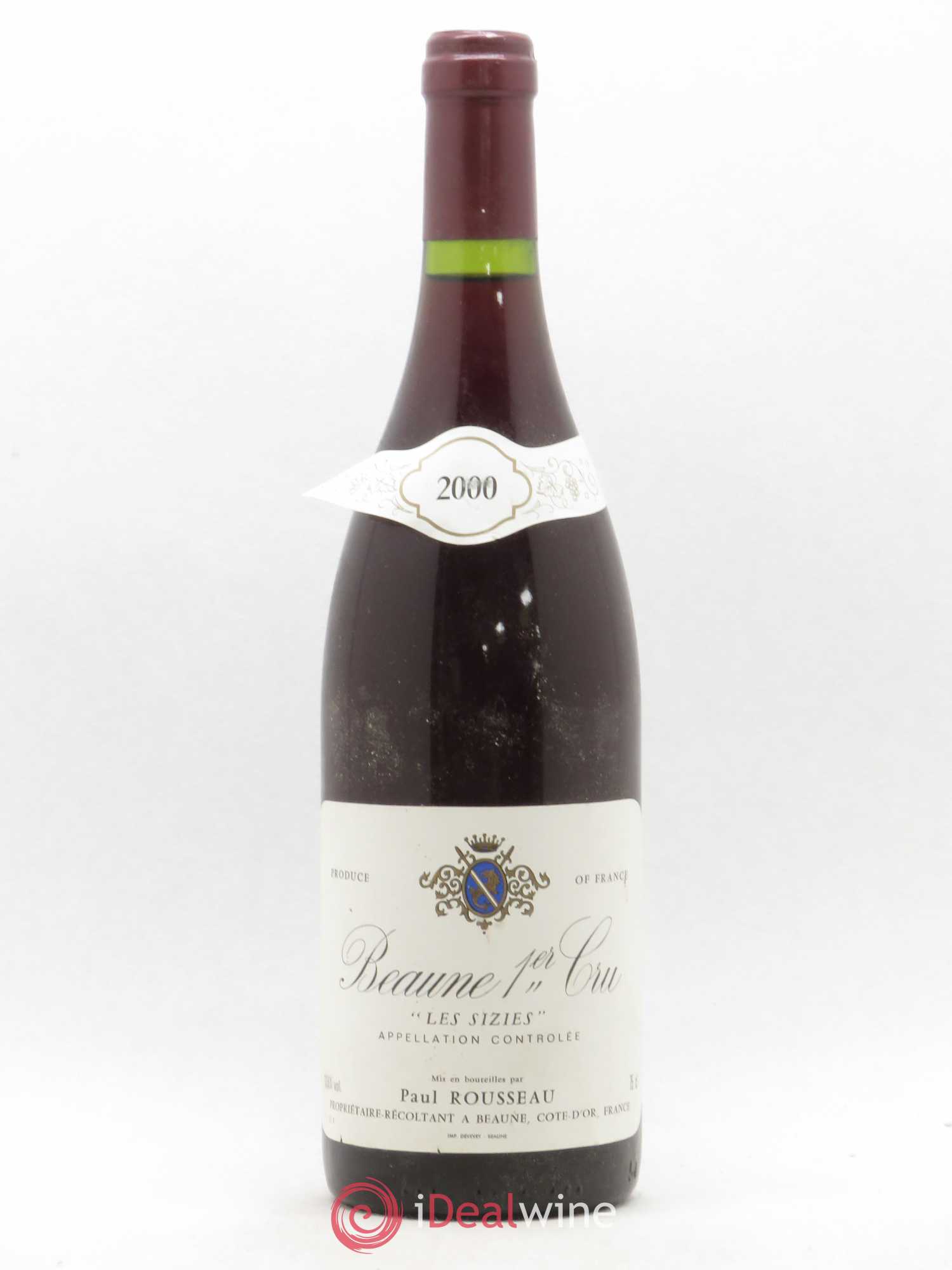 Beaune 1er Cru Les Sizies Paul Rousseau 2000 - Lot de 1 bouteille - 0