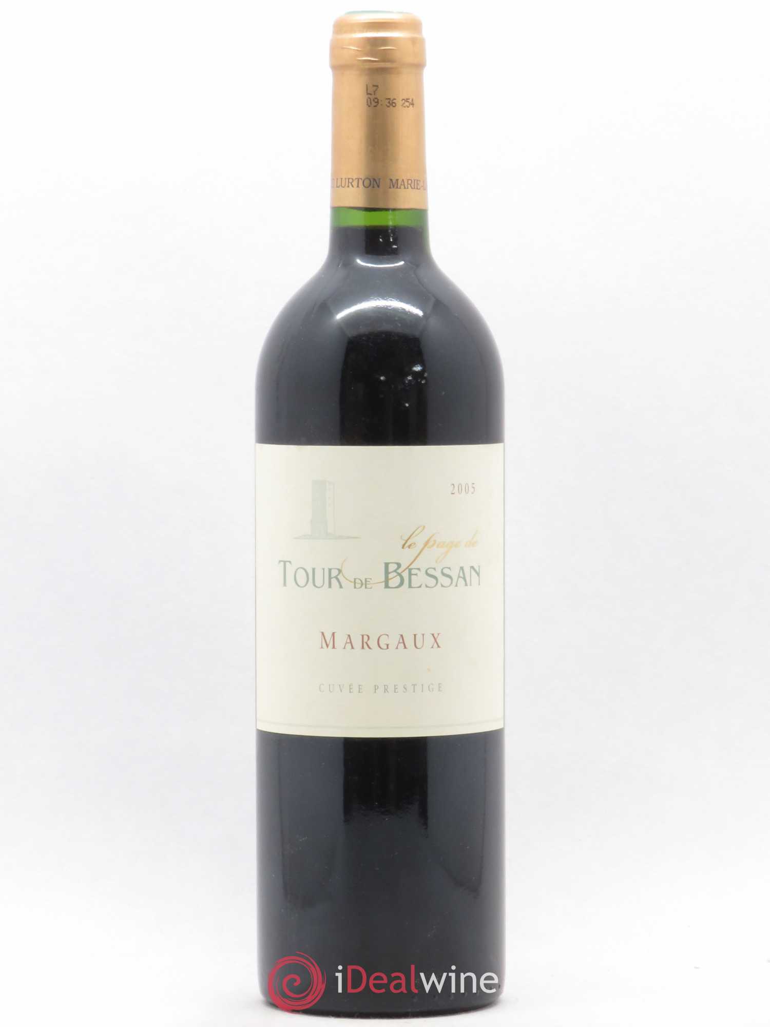 Bordeaux Le Page de Tour de Bessan Margaux Cuvée Prestige 2005 - Posten von 1 Flasche - 0