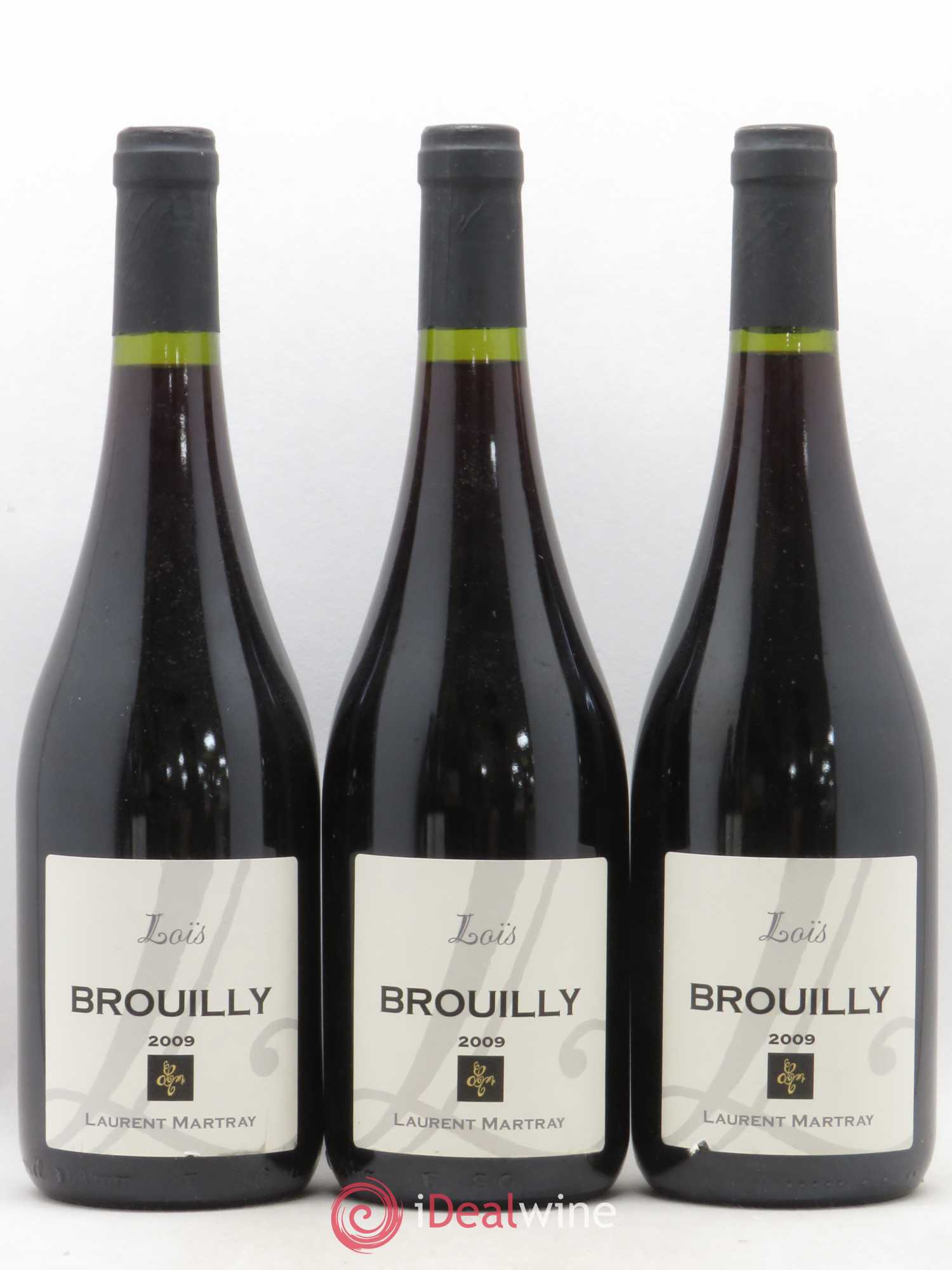 Brouilly Loïs Laurent Martray (sans prix de réserve) 2009 - Posten von 3 Flaschen - 0