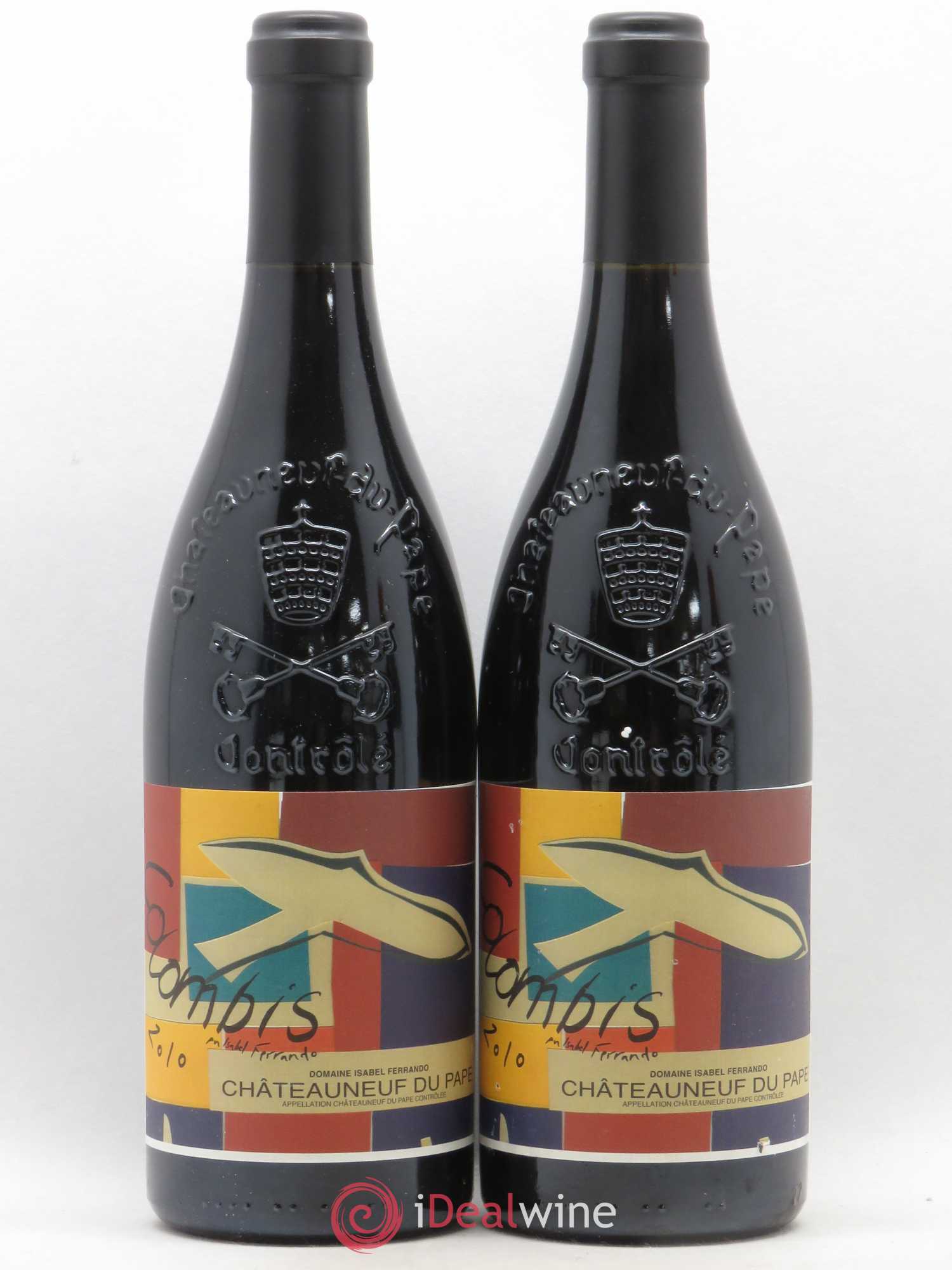 Châteauneuf-du-Pape Colombis Domaine Saint-Préfert 2010 - Lot de 2 bouteilles - 0