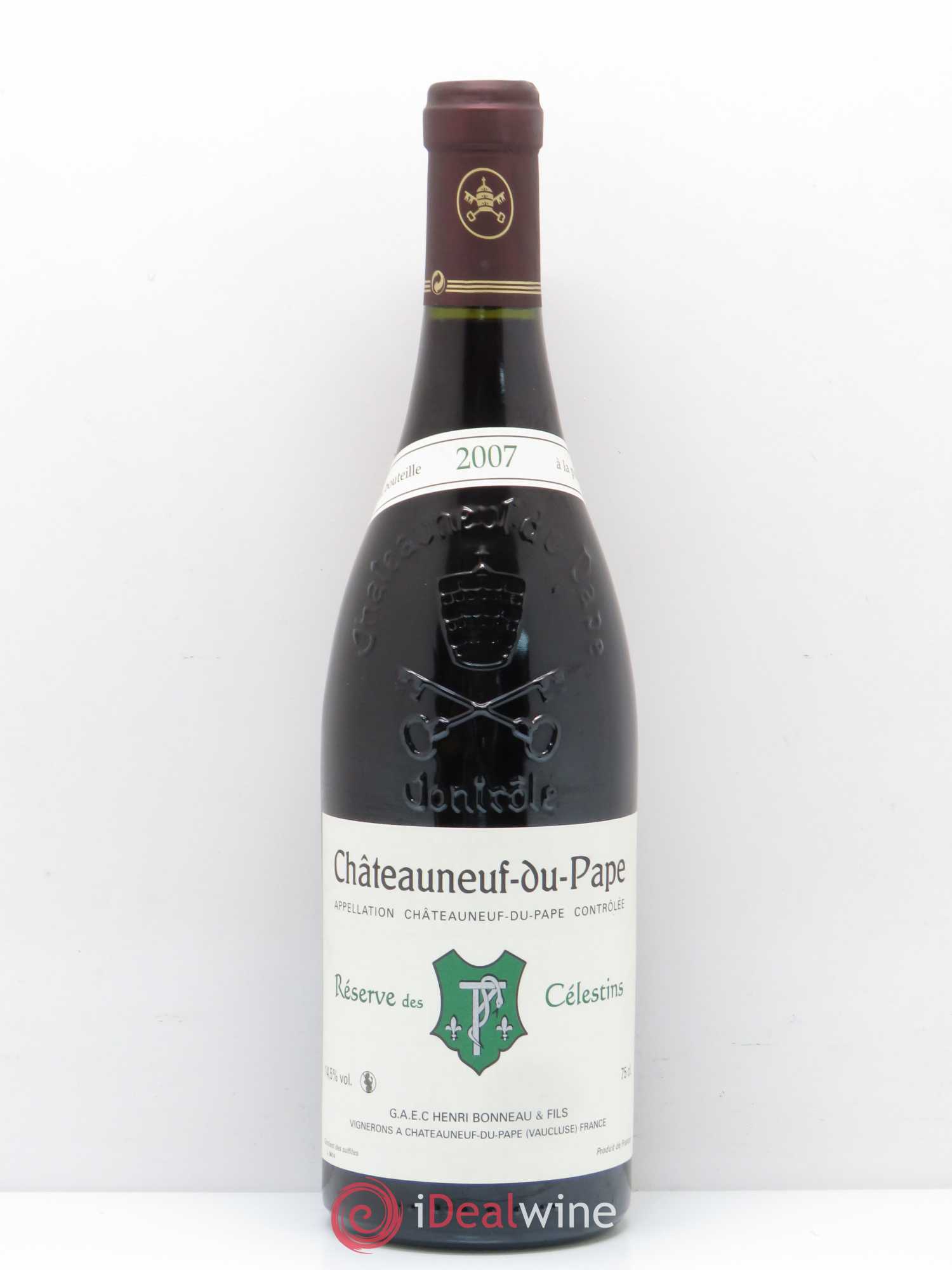 Châteauneuf-du-Pape Réserve des Célestins Henri Bonneau & Fils 2007 - Lot de 1 bouteille - 0