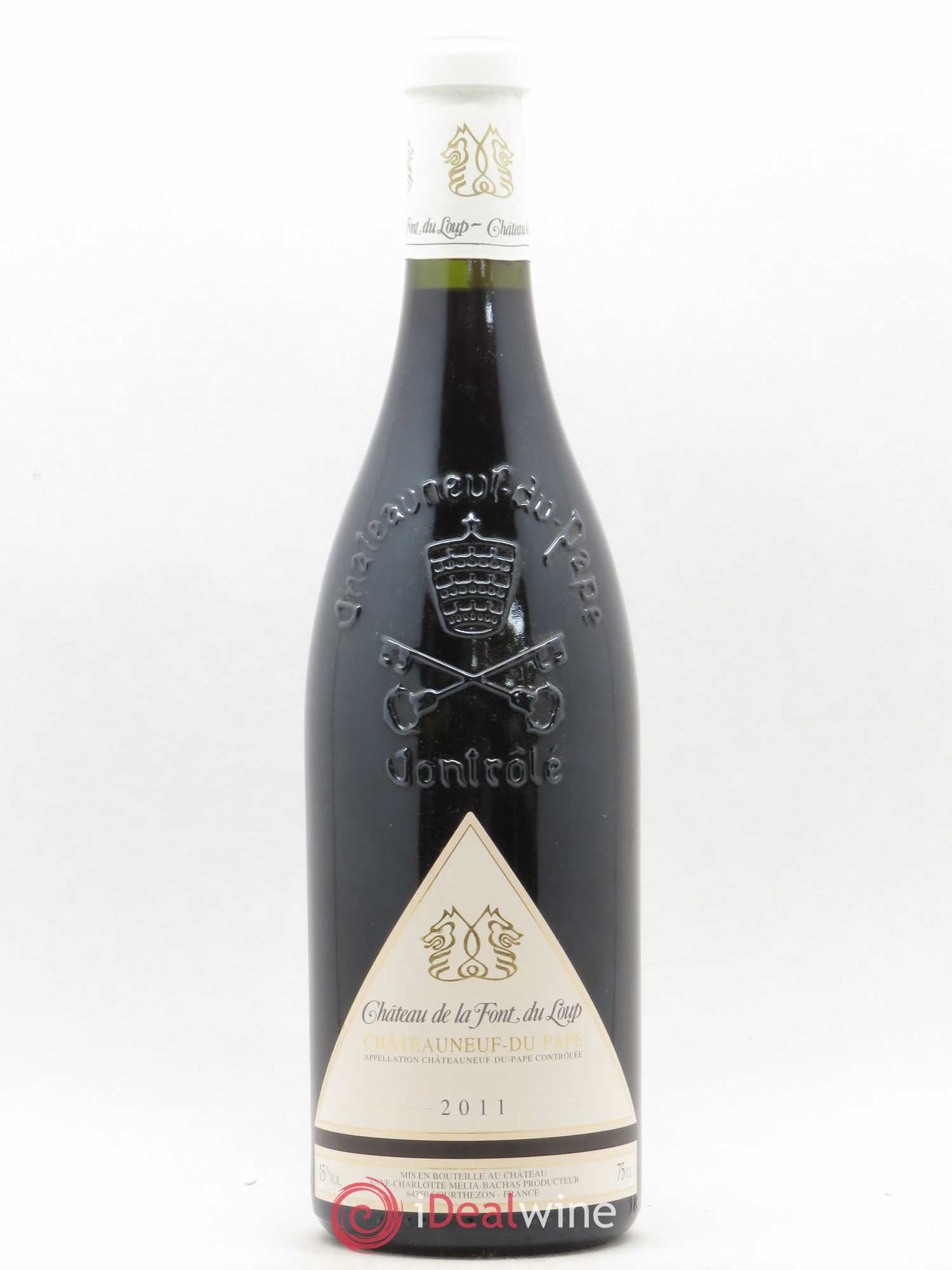 Châteauneuf-du-Pape Château de La Font du Loup (sans prix de réserve) 2011 - Posten von 1 Flasche - 0
