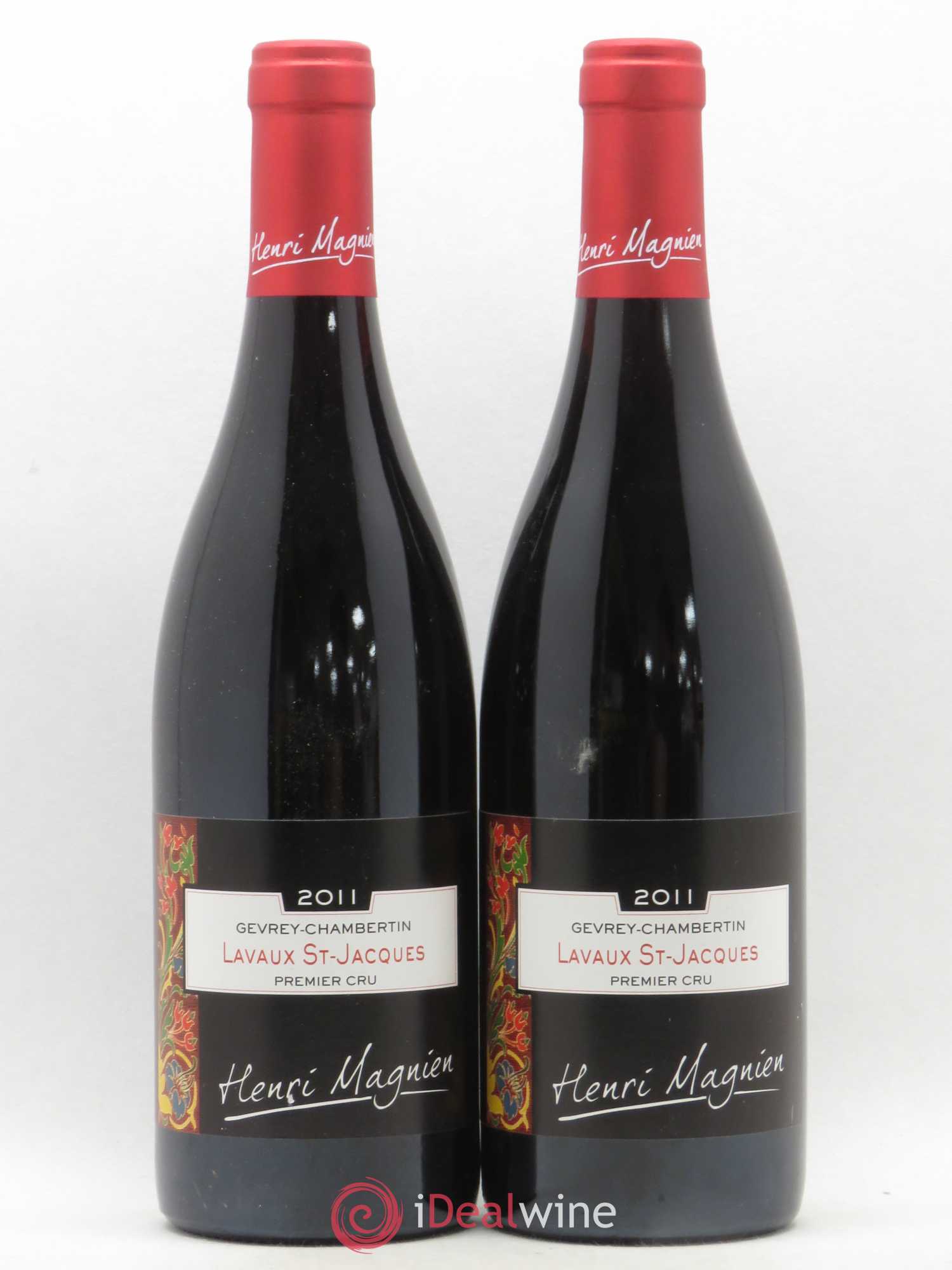 Gevrey-Chambertin 1er Cru Lavaux Saint Jacques Henry Magnien 2011 - Posten von 2 Flaschen - 0
