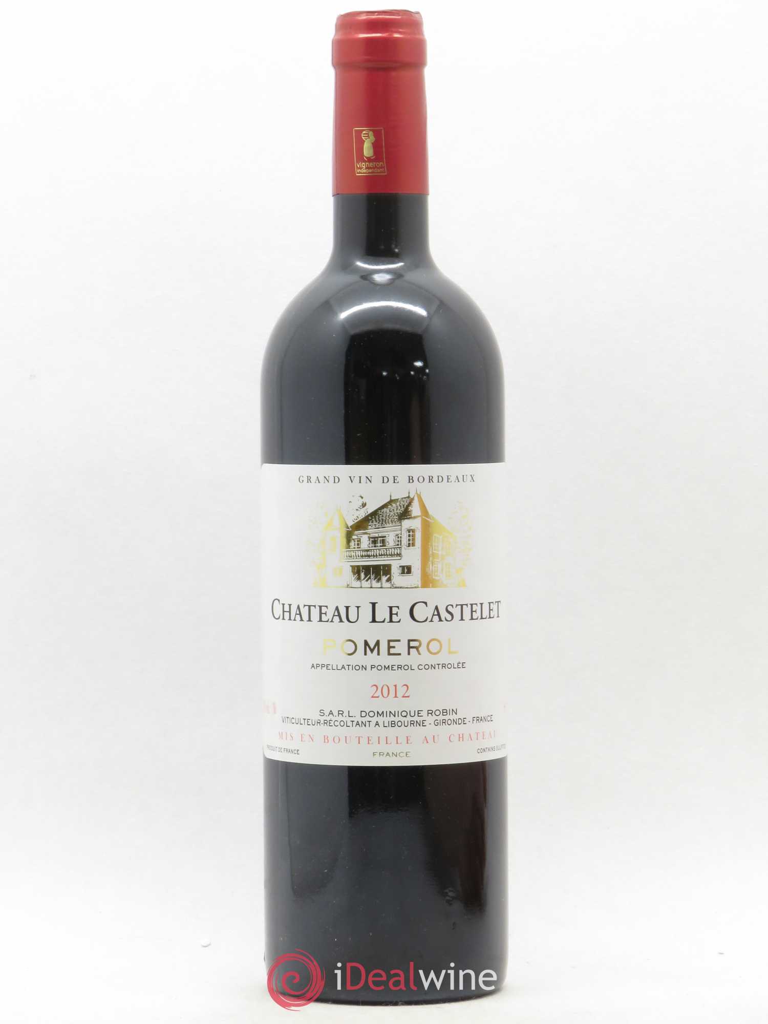 Pomerol Château Le Castelet 2012 - Posten von 1 Flasche - 0